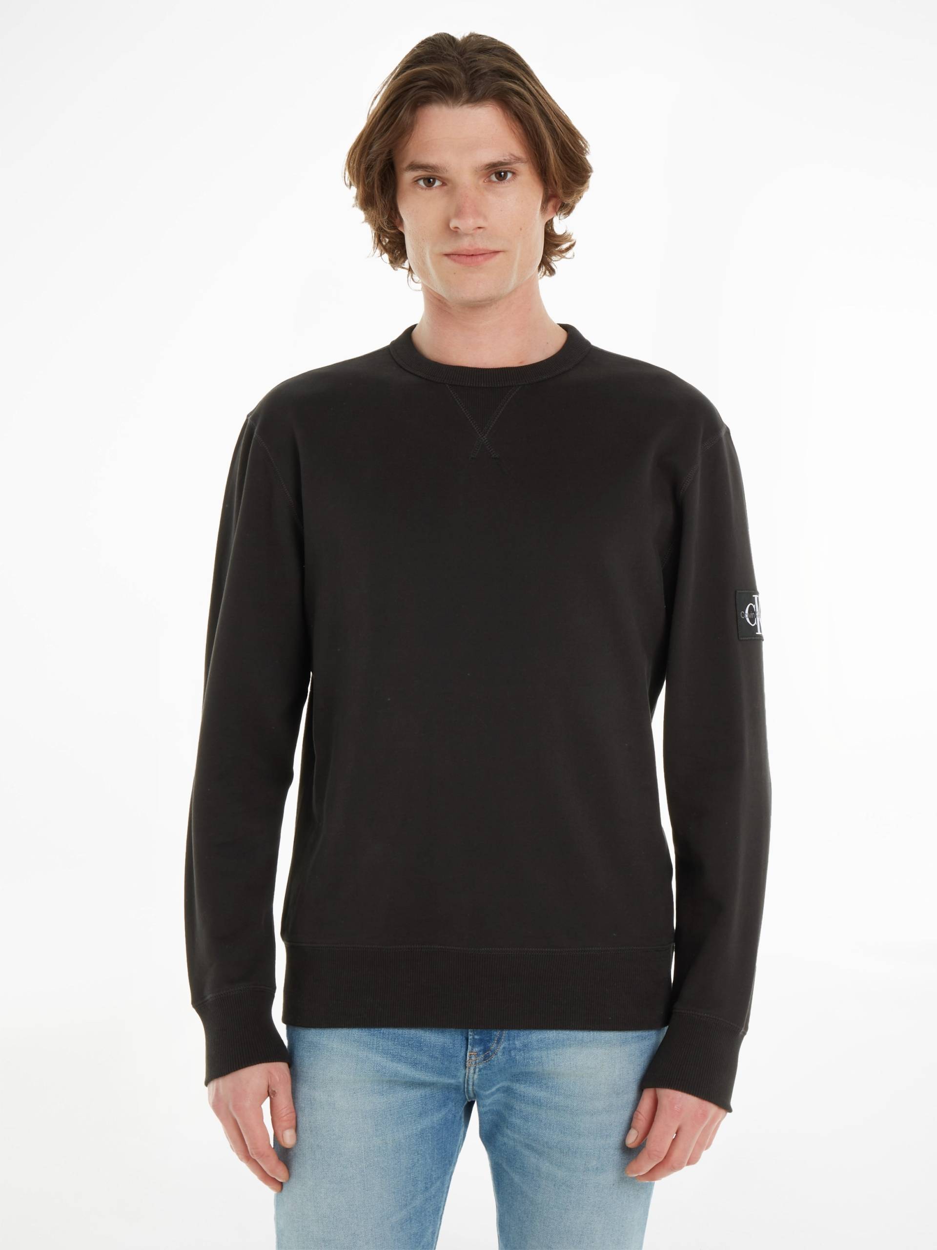 Calvin Klein Jeans Sweatshirt »BADGE CREW NECK«, mit Logopatch Calvin Klein Jeans Sweatshirt »BADGE CREW NECK«, mit Logopatch von Calvin Klein Jeans