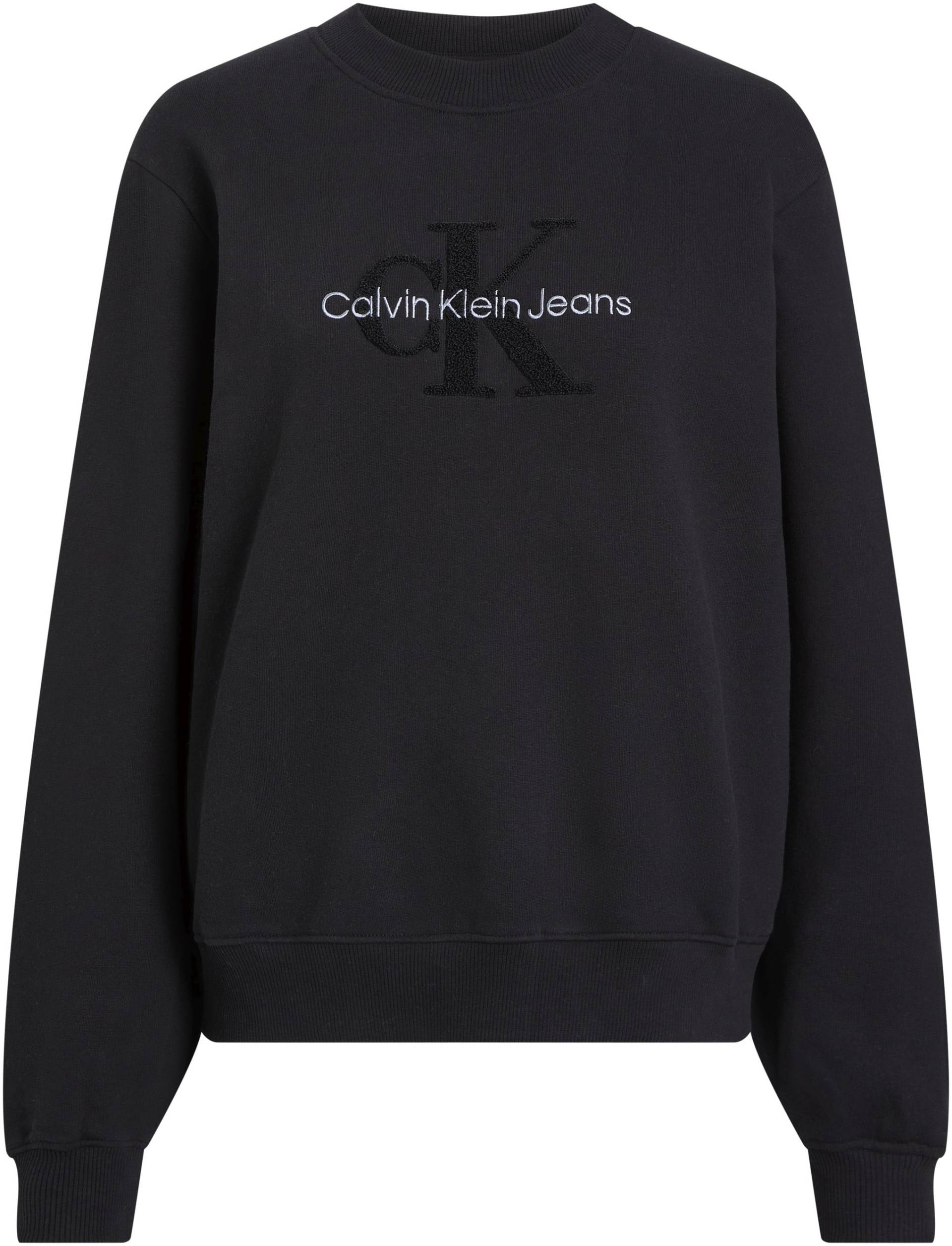 Calvin Klein Jeans Sweatshirt »CHENILLE MONOLOGO CREWNECK«, mit Logostickerei Calvin Klein Jeans Sweatshirt »CHENILLE MONOLOGO CREWNECK«, mit Logostickerei von Calvin Klein Jeans