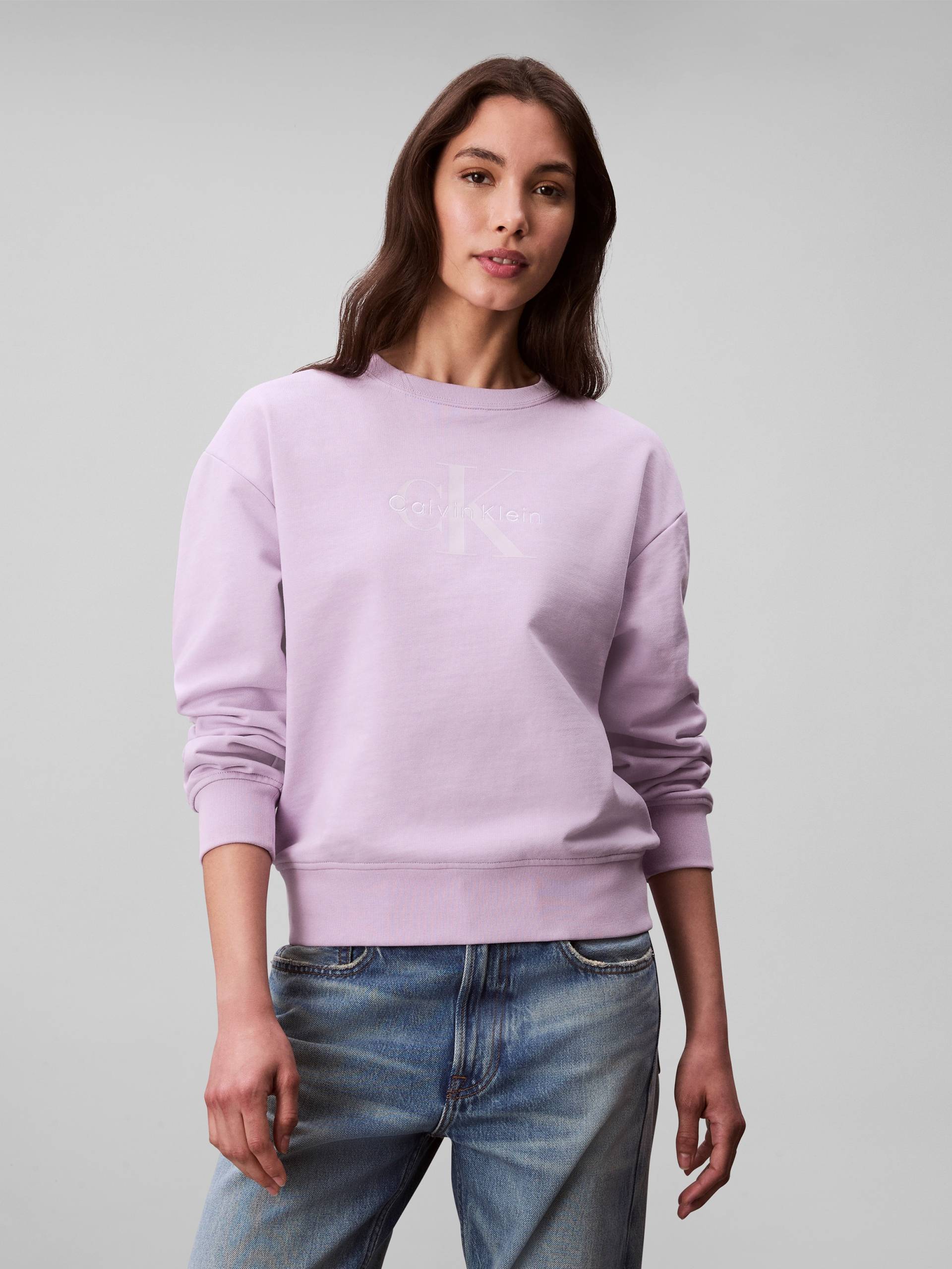Calvin Klein Jeans Sweatshirt »LS MNLG FRNCH TRRY R«, Mit Rundhalsausschnitt Calvin Klein Jeans Sweatshirt »LS MNLG FRNCH TRRY R«, Mit Rundhalsausschnitt von Calvin Klein Jeans