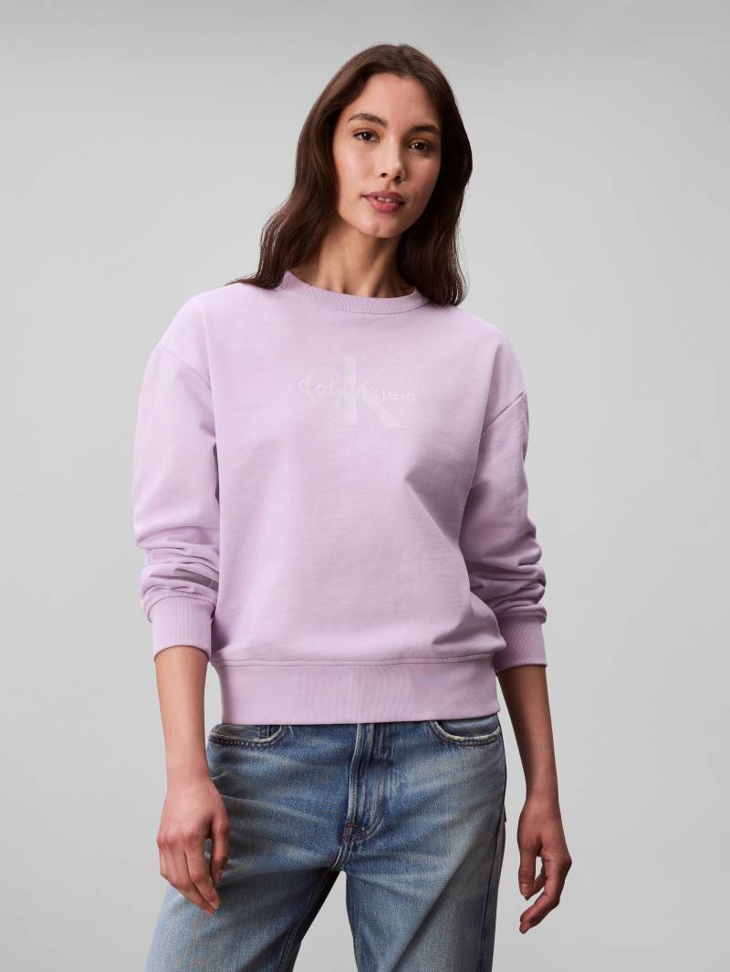 Calvin Klein Jeans Sweatshirt »LS MNLG FRNCH TRRY R«, Mit Rundhalsausschnitt von Calvin Klein Jeans