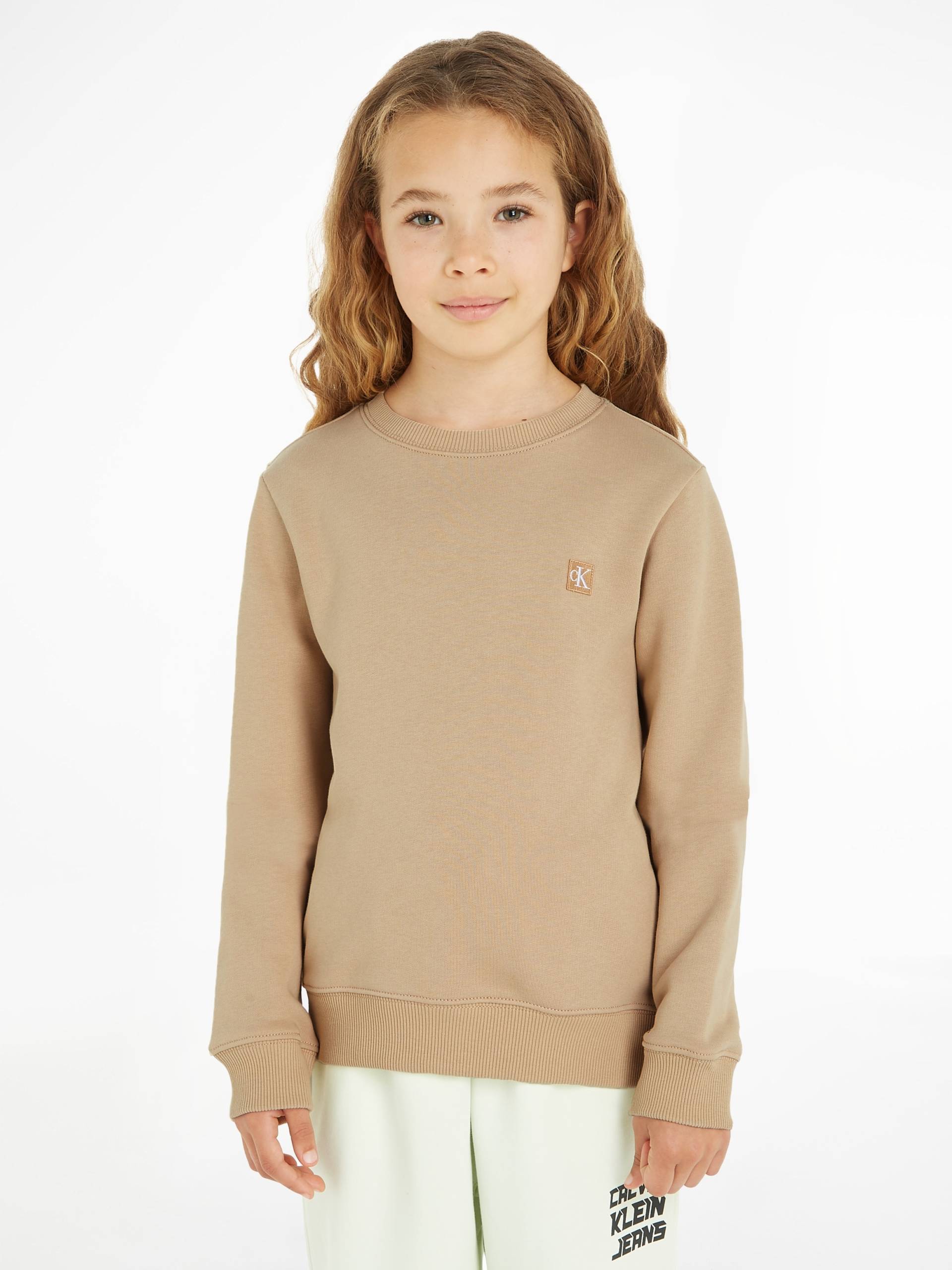 Calvin Klein Jeans Sweatshirt »MONOGRAM MINI BADGE CREWNECK« von Calvin Klein Jeans