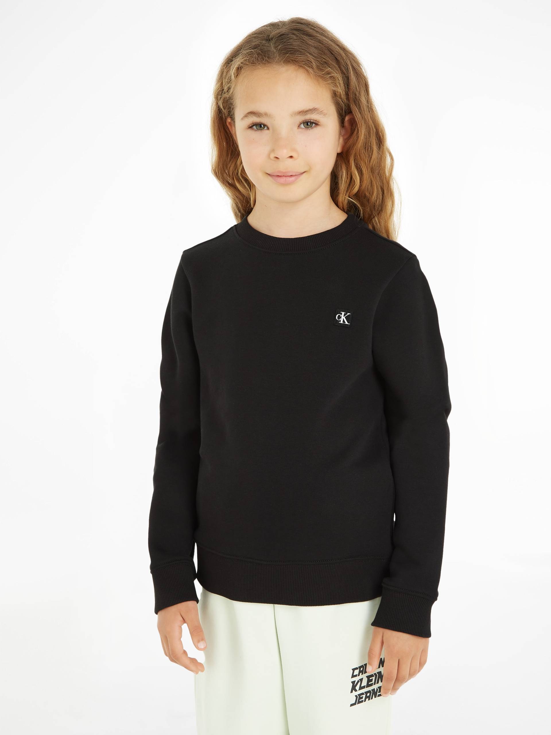 Calvin Klein Jeans Sweatshirt »MONOGRAM MINI BADGE CREWNECK« von Calvin Klein Jeans