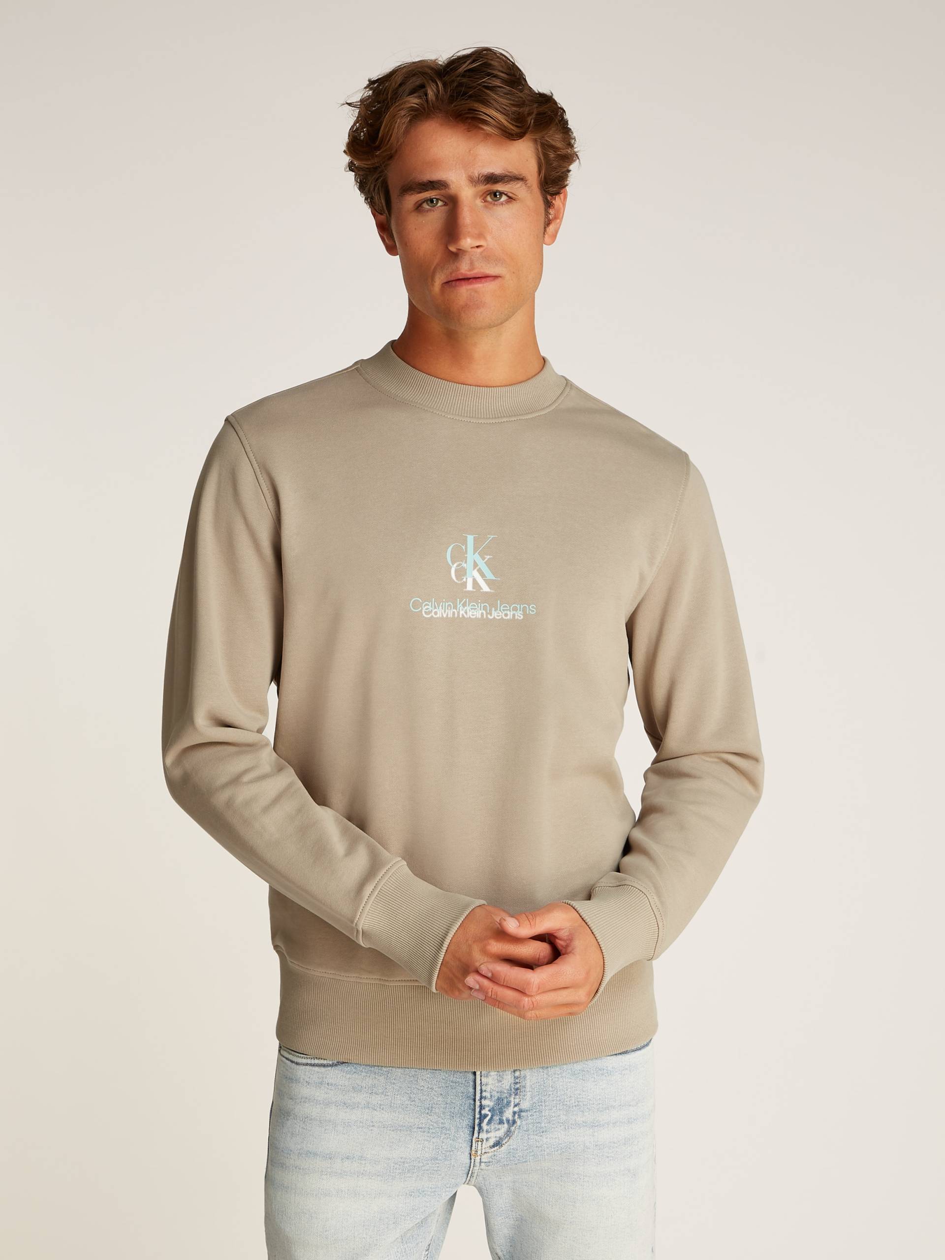 Calvin Klein Jeans Sweatshirt »SHADOW LOGO CREW NECK«, mit Logodruck Calvin Klein Jeans Sweatshirt »SHADOW LOGO CREW NECK«, mit Logodruck von Calvin Klein Jeans