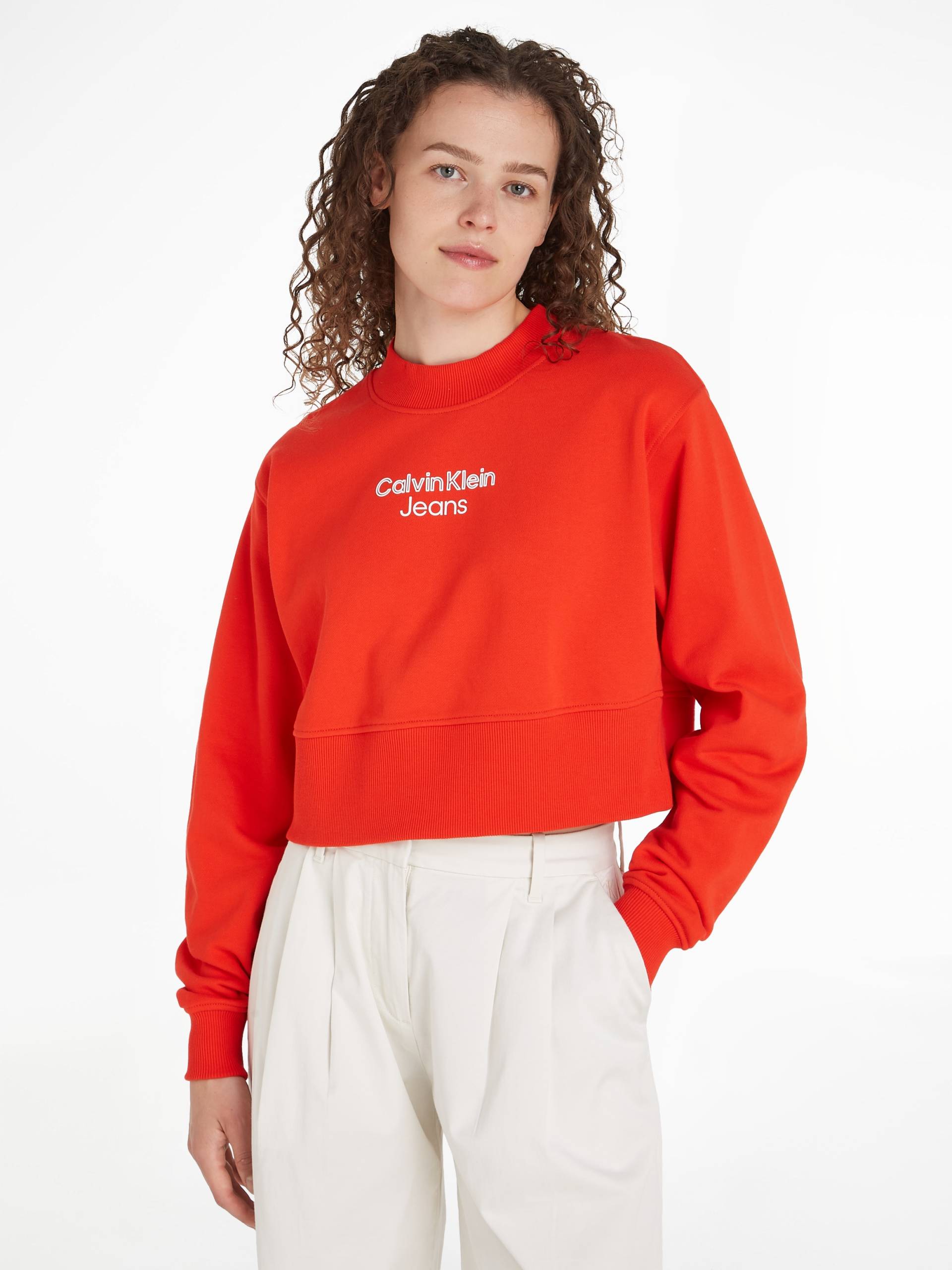 Calvin Klein Jeans Sweatshirt »STACKED INSTITUTIONAL CREWNECK« von Calvin Klein Jeans