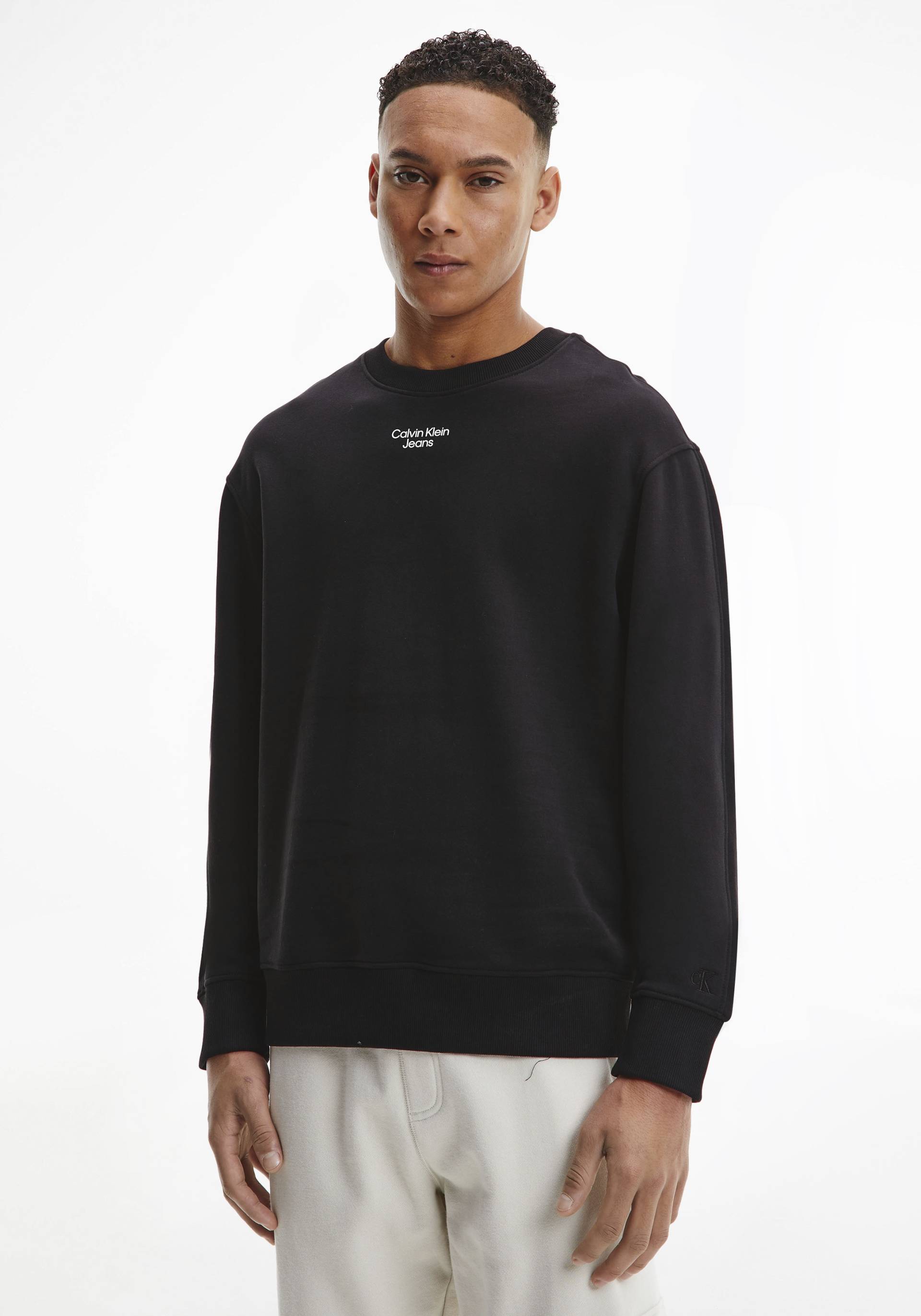 Calvin Klein Jeans Sweatshirt »STACKED LOGO CREW NECK« von Calvin Klein Jeans