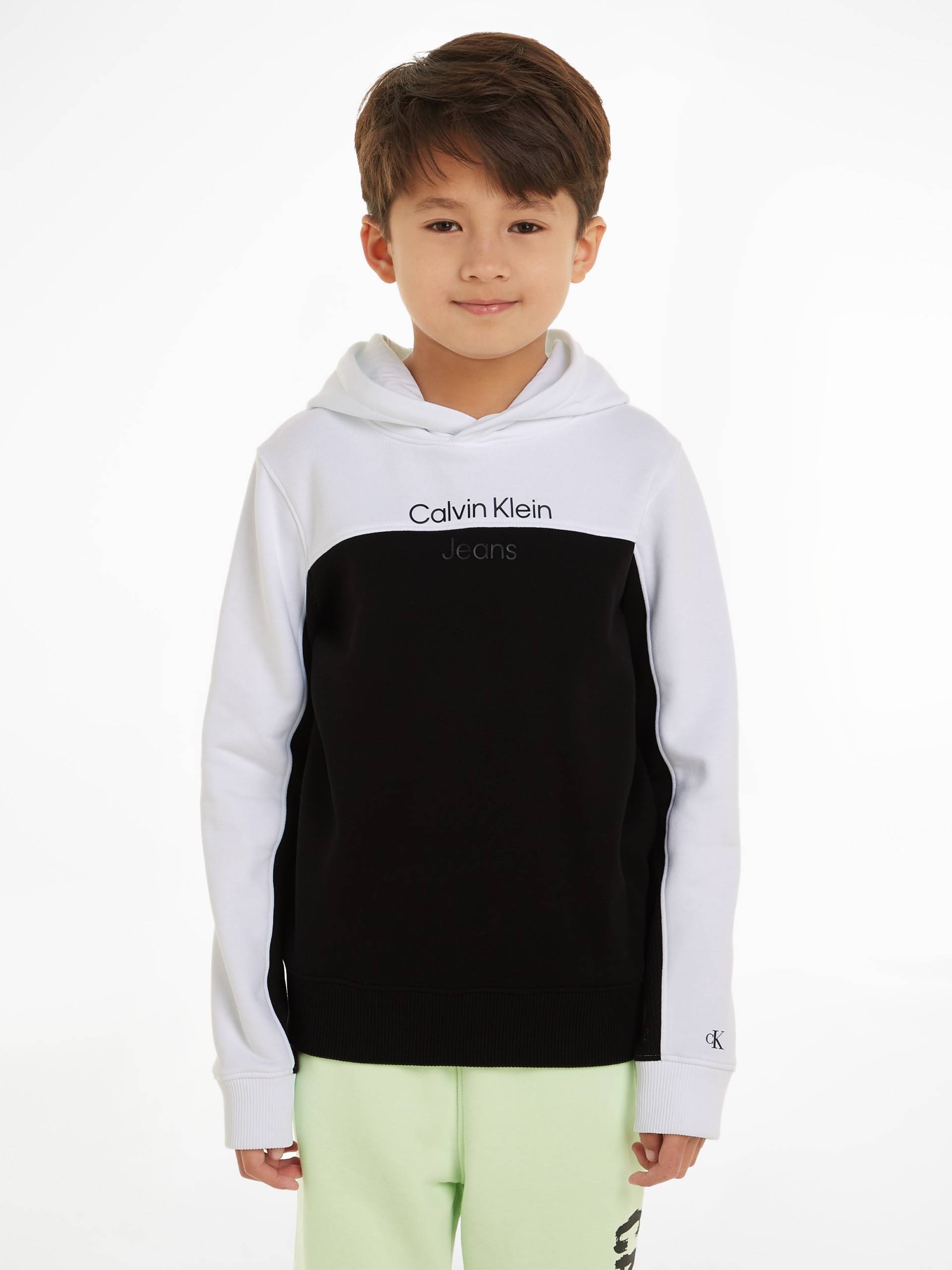Calvin Klein Jeans Sweatshirt »TERRY COLOR BLOCK REG. HOODIE«, für Kinder bis 16 Jahre von Calvin Klein Jeans