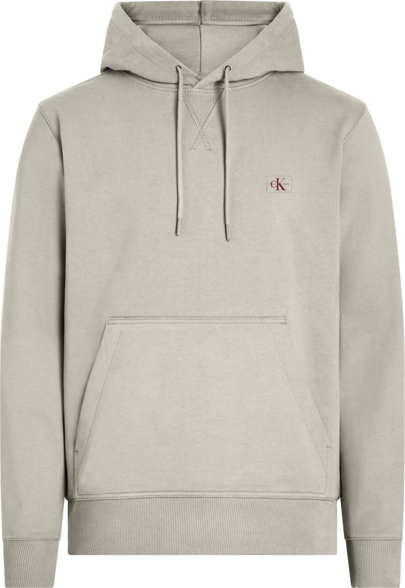 Calvin Klein Jeans Sweatshirt »WOVEN LABEL HOODIE«, Kängurutasche, Logostickerei von Calvin Klein Jeans