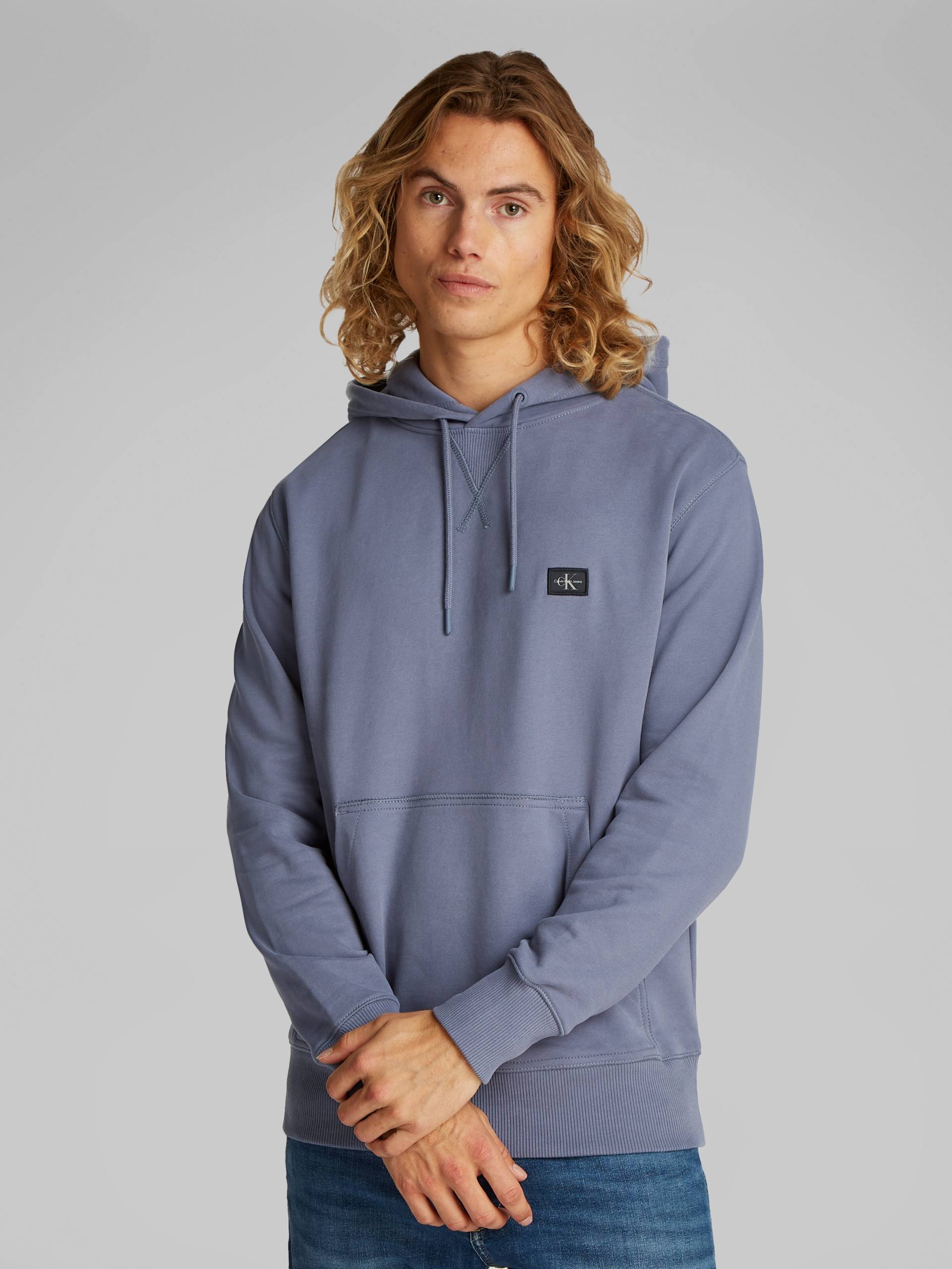 Calvin Klein Jeans Sweatshirt »WOVEN LABEL HOODIE«, Kängurutasche, Logostickerei Calvin Klein Jeans Sweatshirt »WOVEN LABEL HOODIE«, Kängurutasche, Logostickerei von Calvin Klein Jeans