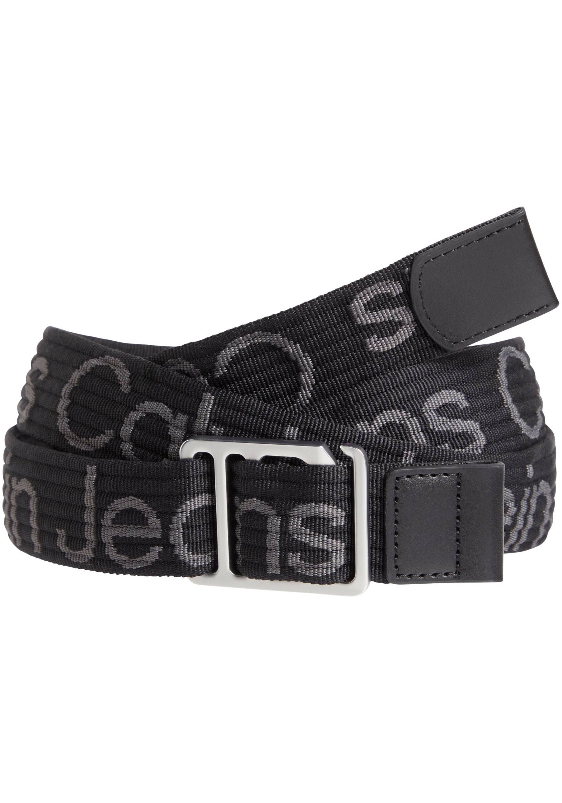 Calvin Klein Jeans Synthetikgürtel »SLIDER LOGO WEB LTHR BELT 35MM« von Calvin Klein Jeans