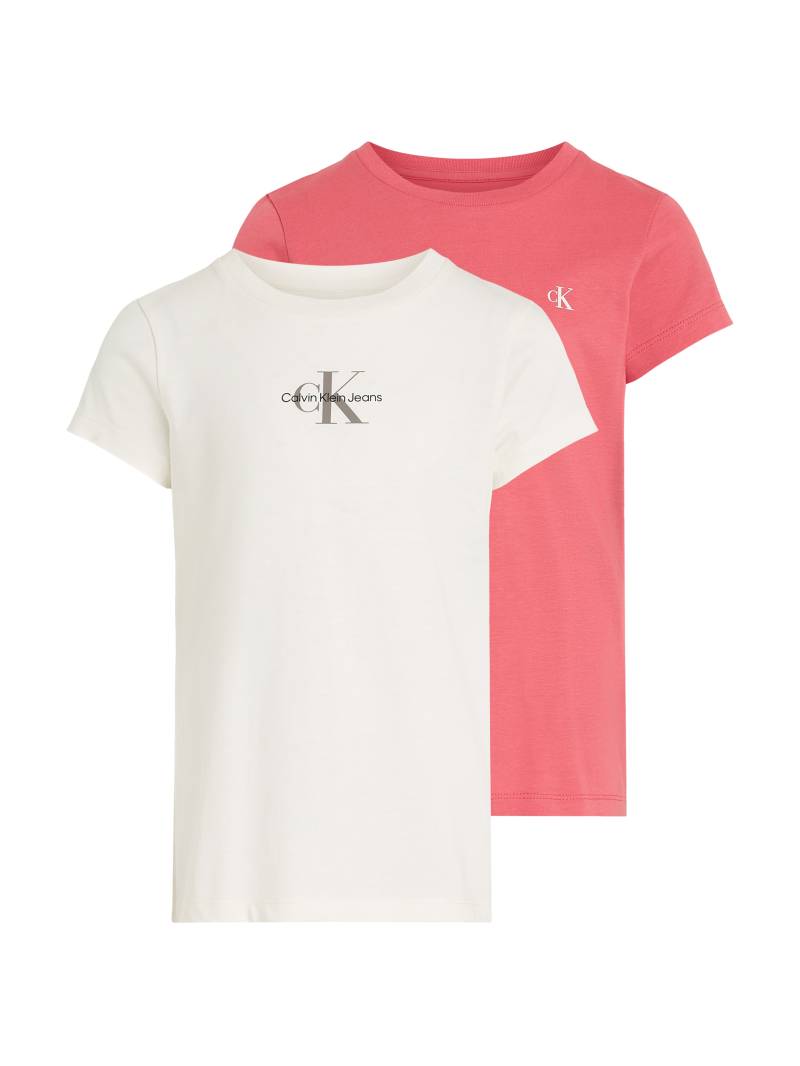 Calvin Klein Jeans T-Shirt »2-PACK SLIM MONOLOGO T-SHIRT«, (Packung, 2 tlg., 2er-Pack), mit Logodruck von Calvin Klein Jeans