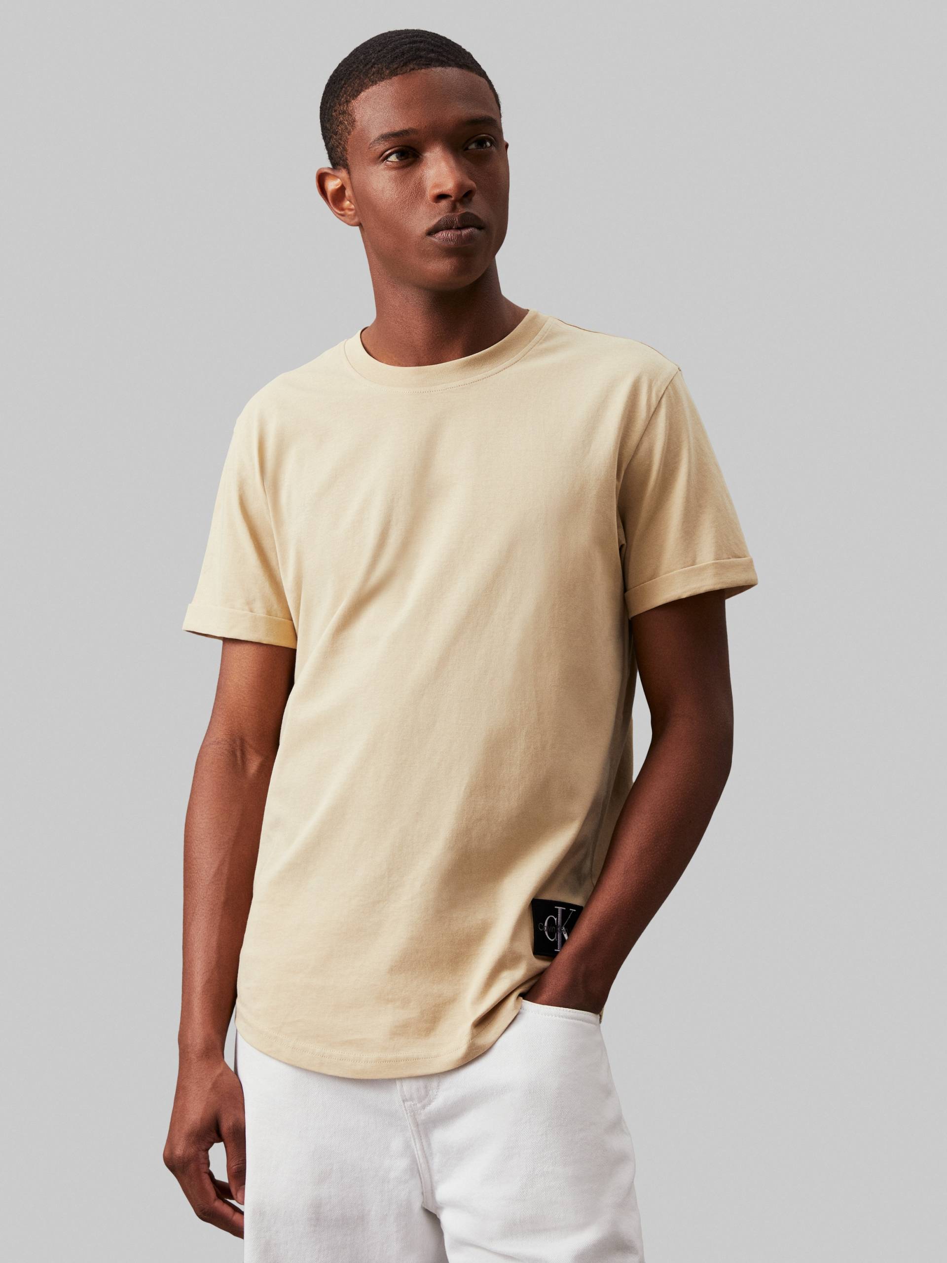 Calvin Klein Jeans T-Shirt »BADGE TURN UP SLEEVE«, mit Logopatch von Calvin Klein Jeans