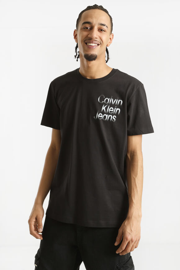 Calvin Klein Jeans T-Shirt | Black | Herren  | L von Calvin Klein Jeans
