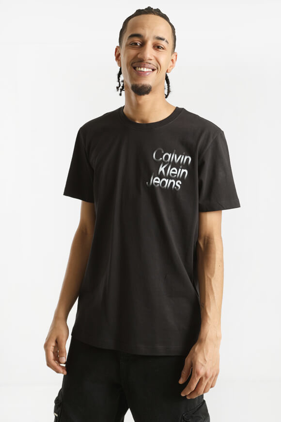 Calvin Klein Jeans T-Shirt | Black | Herren  | M von Calvin Klein Jeans