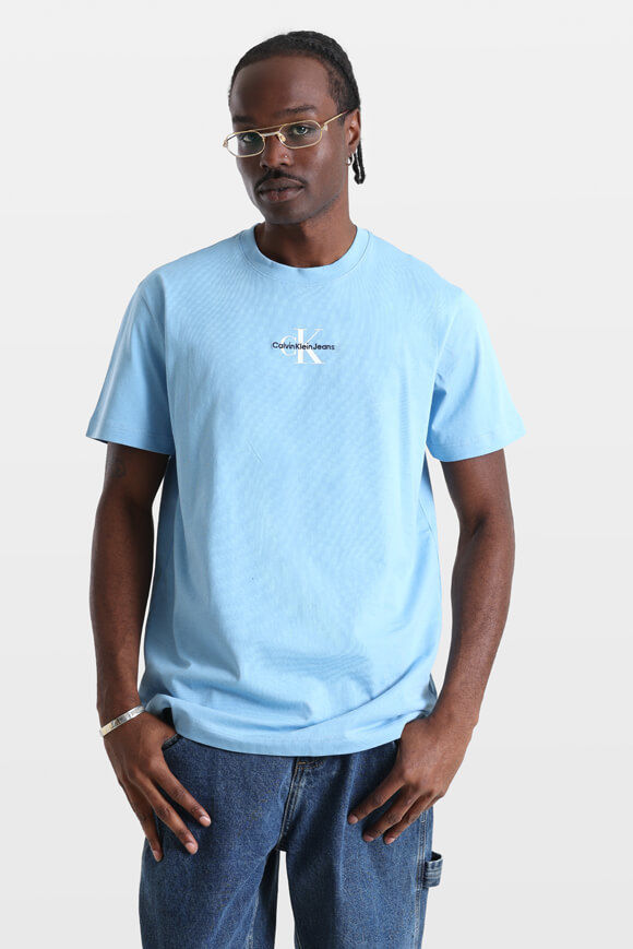 Calvin Klein Jeans T-Shirt | Dusk Blue | Herren  | M von Calvin Klein Jeans