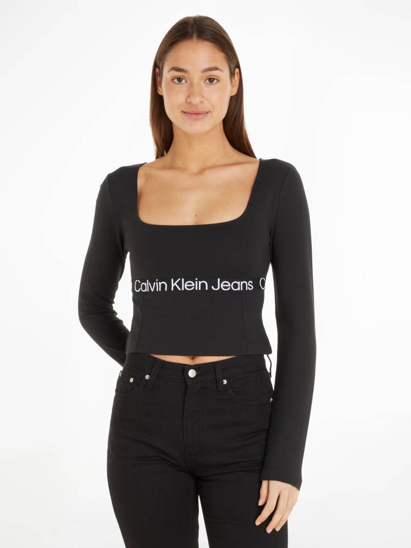 Calvin Klein Jeans T-Shirt »LOGO ELASTIC MILANO LS TOP« von Calvin Klein Jeans