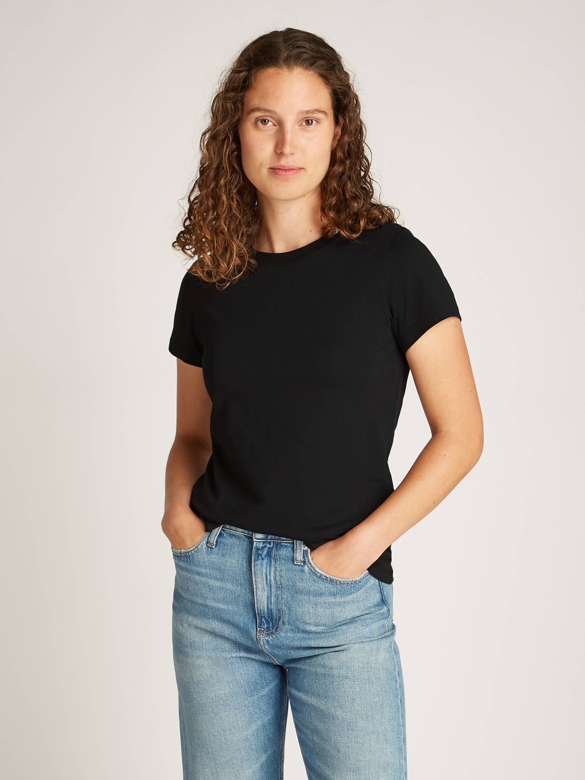 Calvin Klein Jeans T-Shirt »LOGO ELASTIC T-SHIRT«, mit Logostickerei Calvin Klein Jeans T-Shirt »LOGO ELASTIC T-SHIRT«, mit Logostickerei von Calvin Klein Jeans