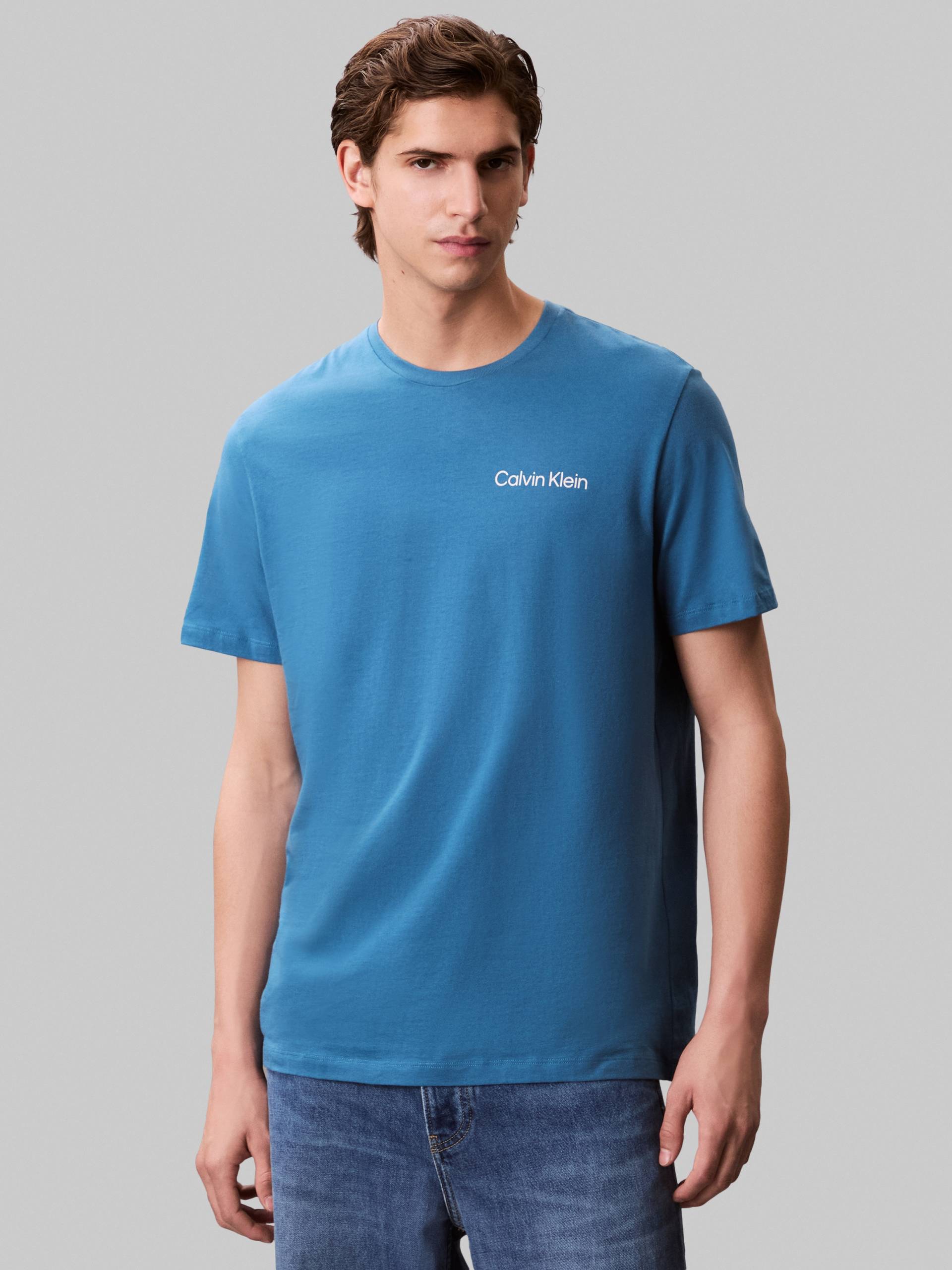Calvin Klein Jeans T-Shirt »SS 30s E WRD STRTCH«, mit grossem Logodruck auf dem Rücken von Calvin Klein Jeans