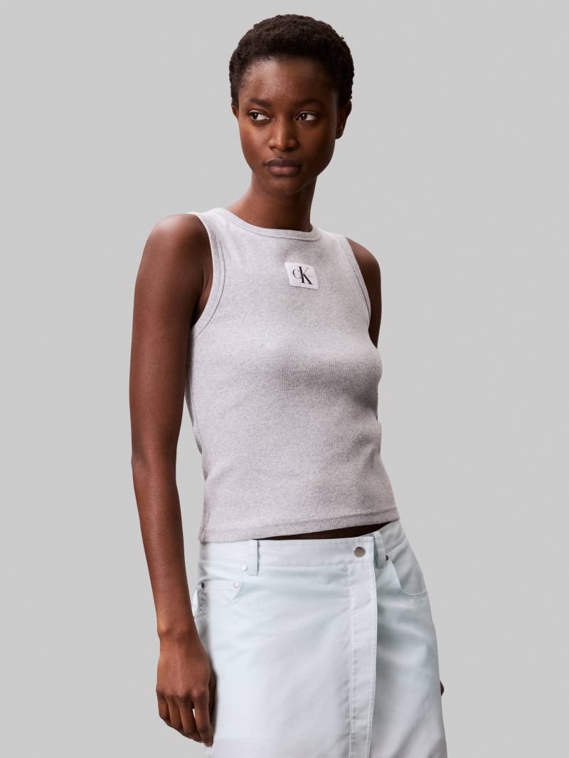 Calvin Klein Jeans Tanktop »A - WVN LBL 2X2 CTTN«, Mit Rundhalsausschnitt von Calvin Klein Jeans