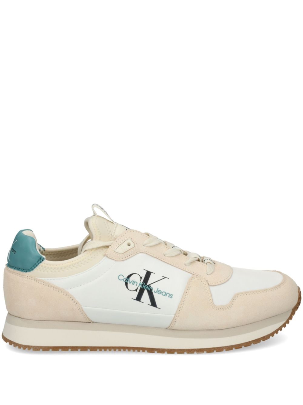 Calvin Klein Jeans colour-block panelled sneakers - White von Calvin Klein Jeans