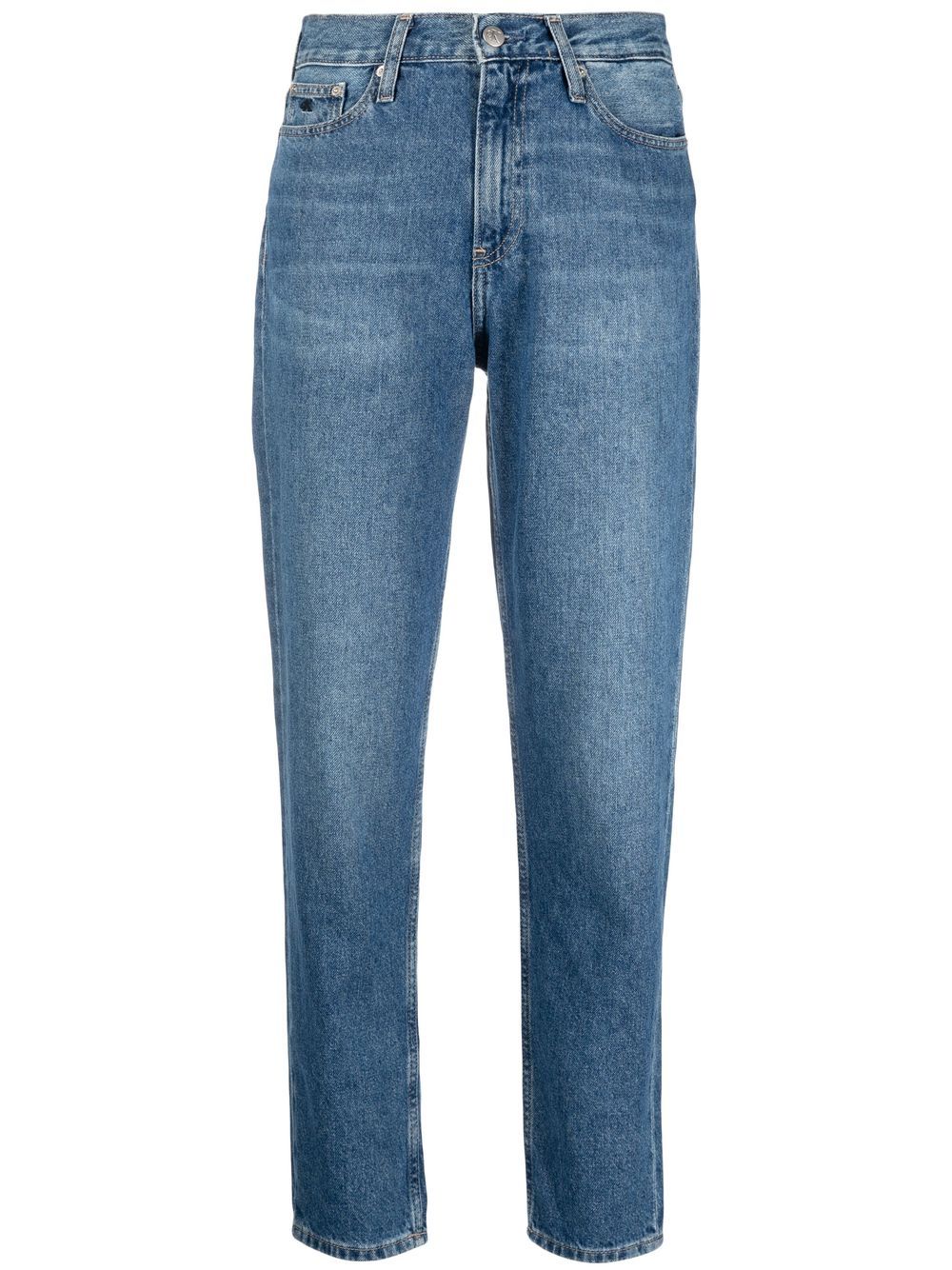 Calvin Klein Jeans high-rise tapered-leg jeans - Blue von Calvin Klein Jeans