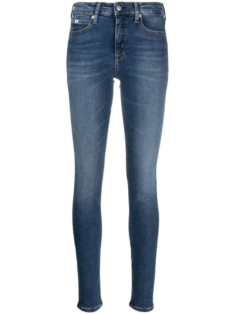 Calvin Klein Jeans mid-rise skinny jeans - Blue von Calvin Klein Jeans