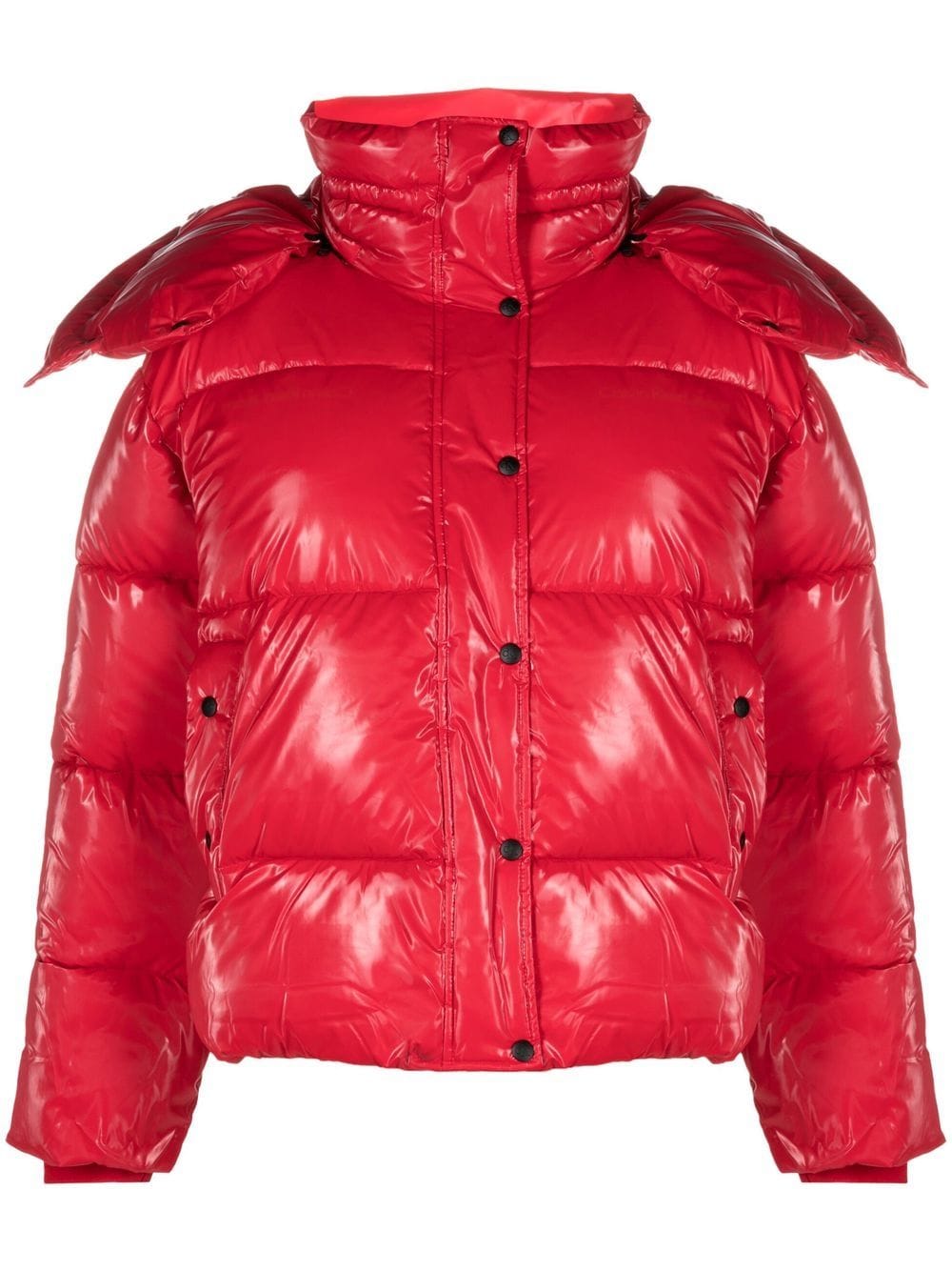 Calvin Klein Jeans hooded puffer coat - Red von Calvin Klein Jeans