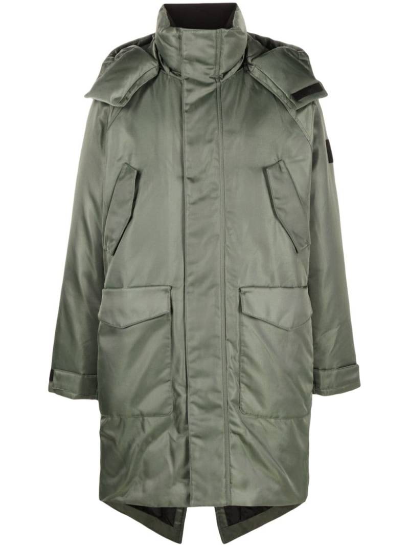 Calvin Klein Jeans hooded puffer parka - Green von Calvin Klein Jeans