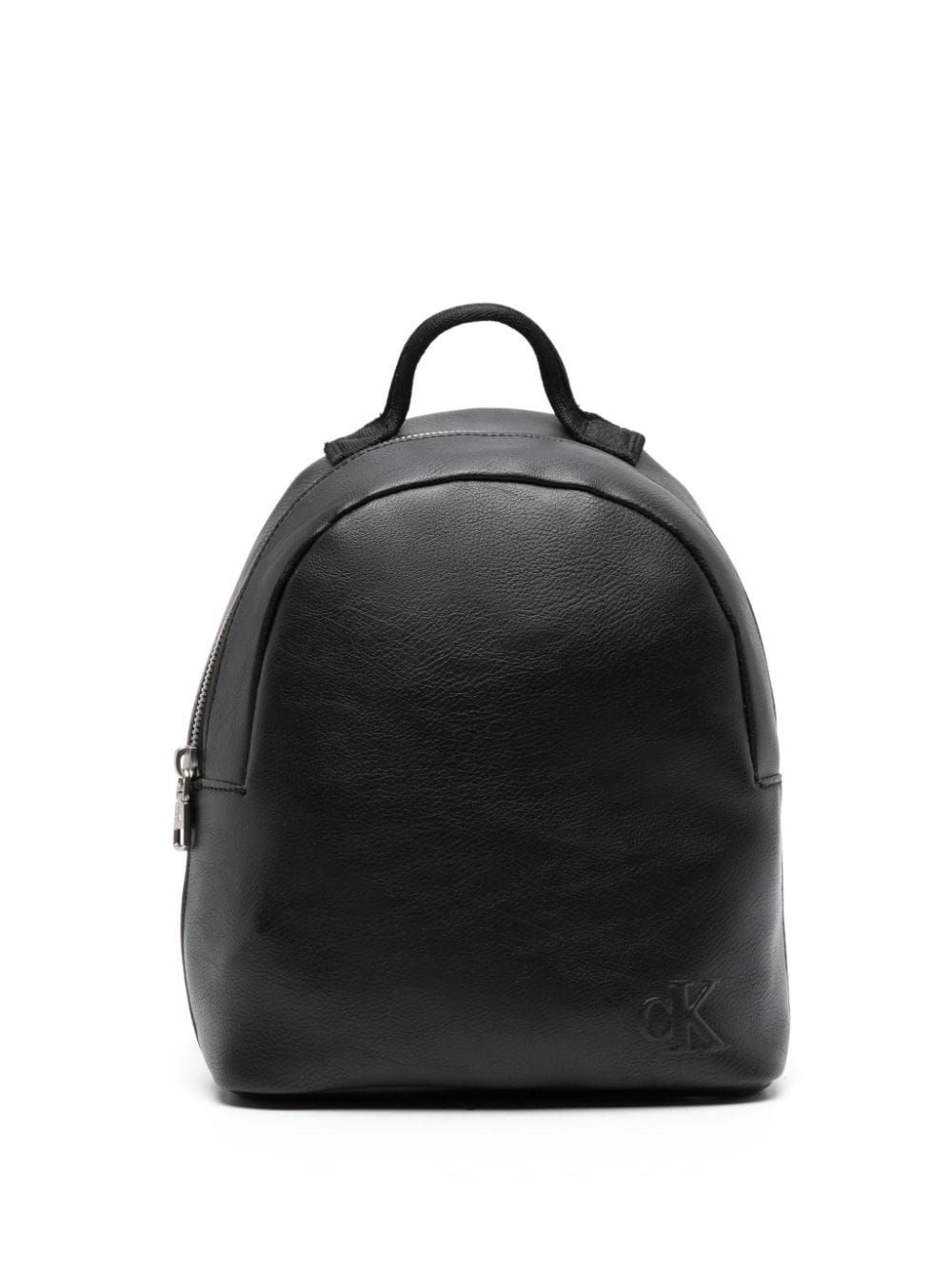 Calvin Klein Jeans logo-embossed faux-leather backpack - Black von Calvin Klein Jeans