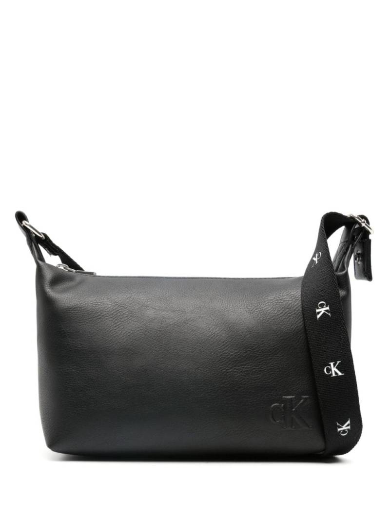 Calvin Klein Jeans logo-embossed faux-leather crossbody bag - Black von Calvin Klein Jeans