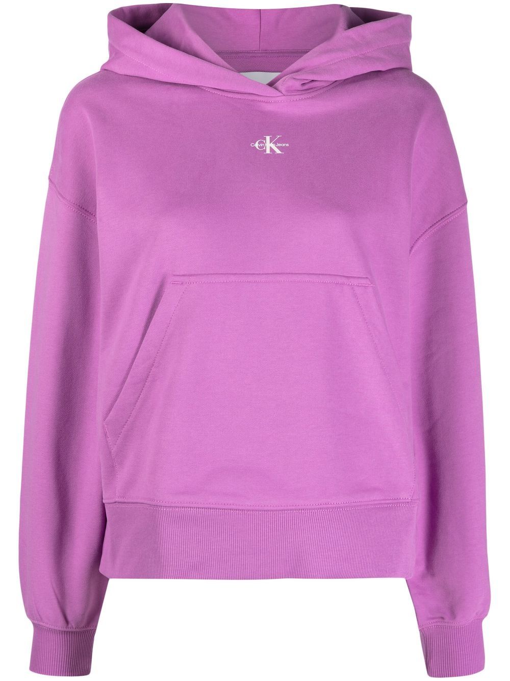Calvin Klein Jeans logo-print hoodie - Purple von Calvin Klein Jeans