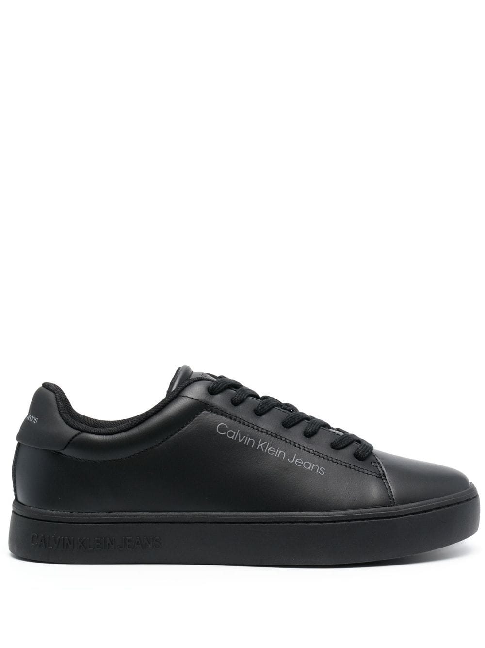 Calvin Klein Jeans low-top leather sneakers - Black von Calvin Klein Jeans