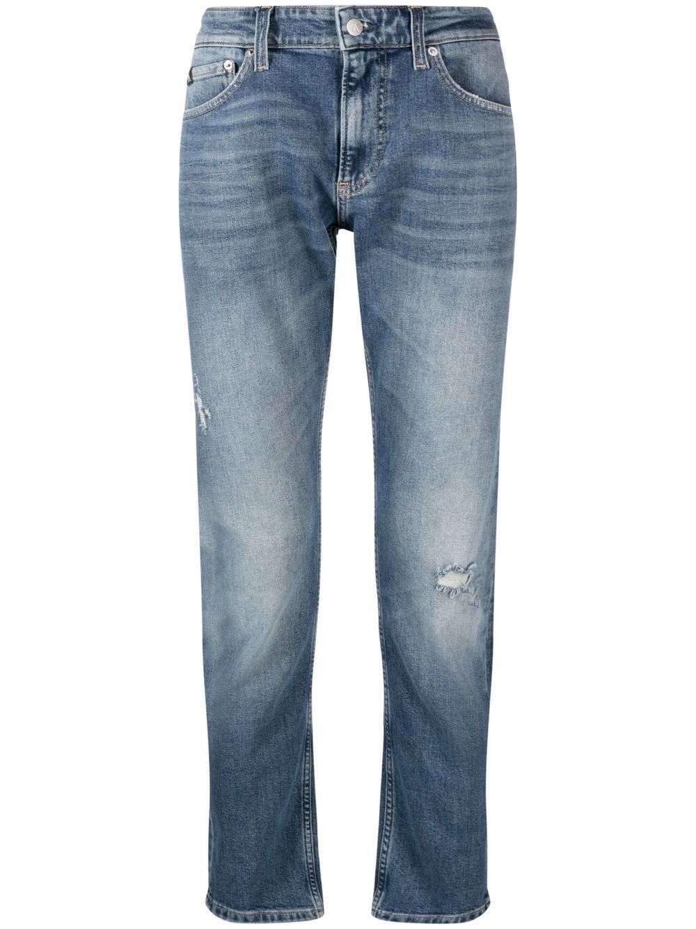 Calvin Klein Jeans mid-rise slim fit jeans - Blue von Calvin Klein Jeans