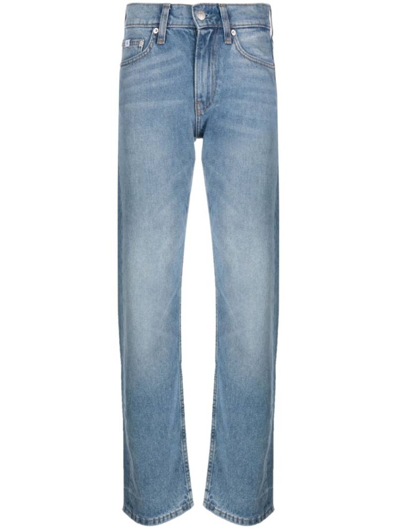 Calvin Klein Jeans low-rise straight-leg jeans - Blue von Calvin Klein Jeans