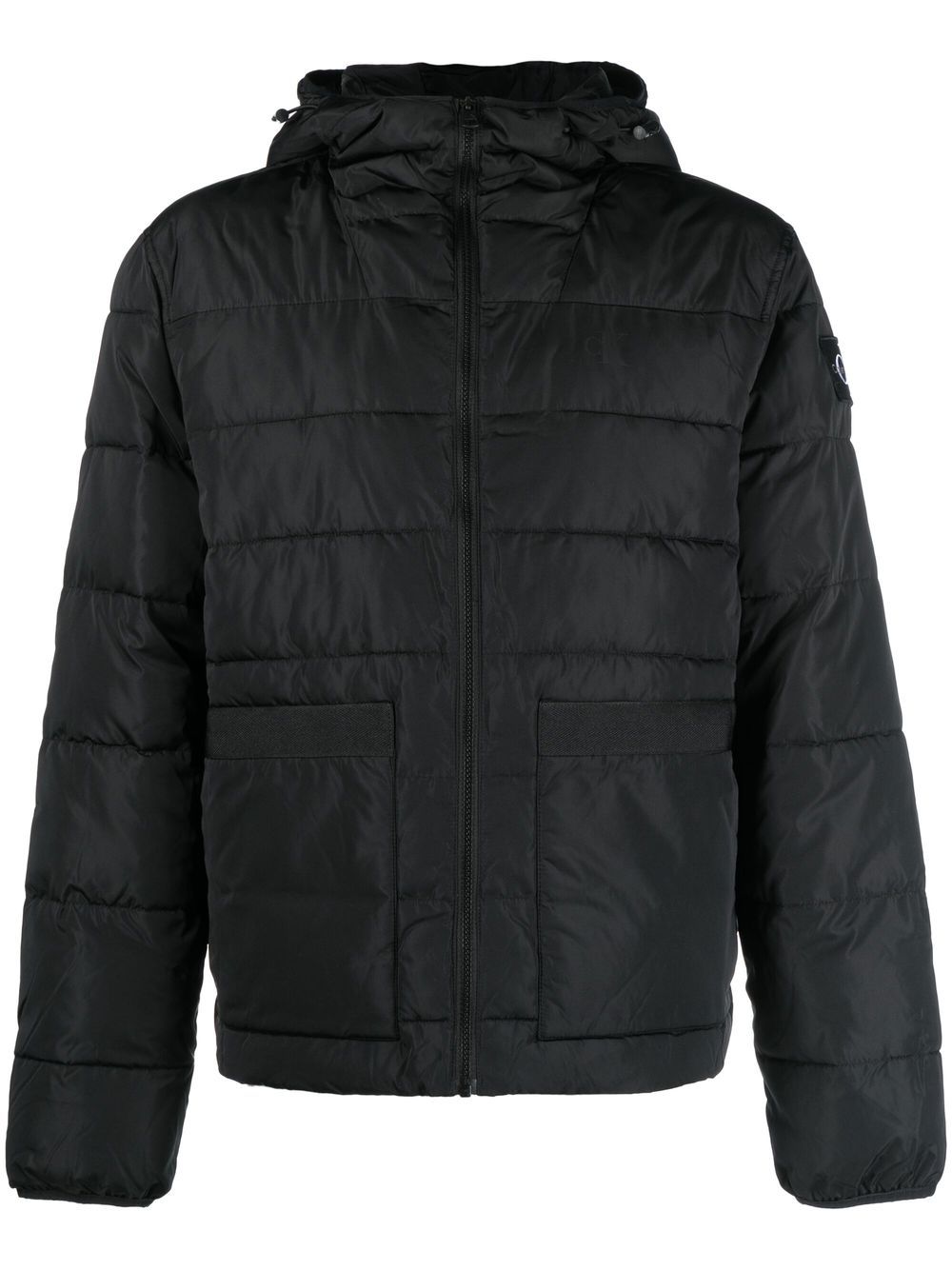 Calvin Klein Jeans padded hooded jacket - Black von Calvin Klein Jeans