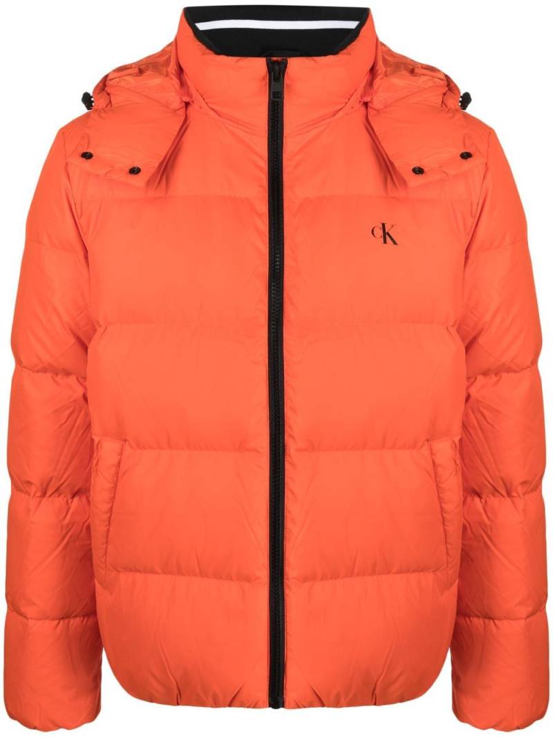 Calvin Klein Jeans padded hooded jacket - Orange von Calvin Klein Jeans