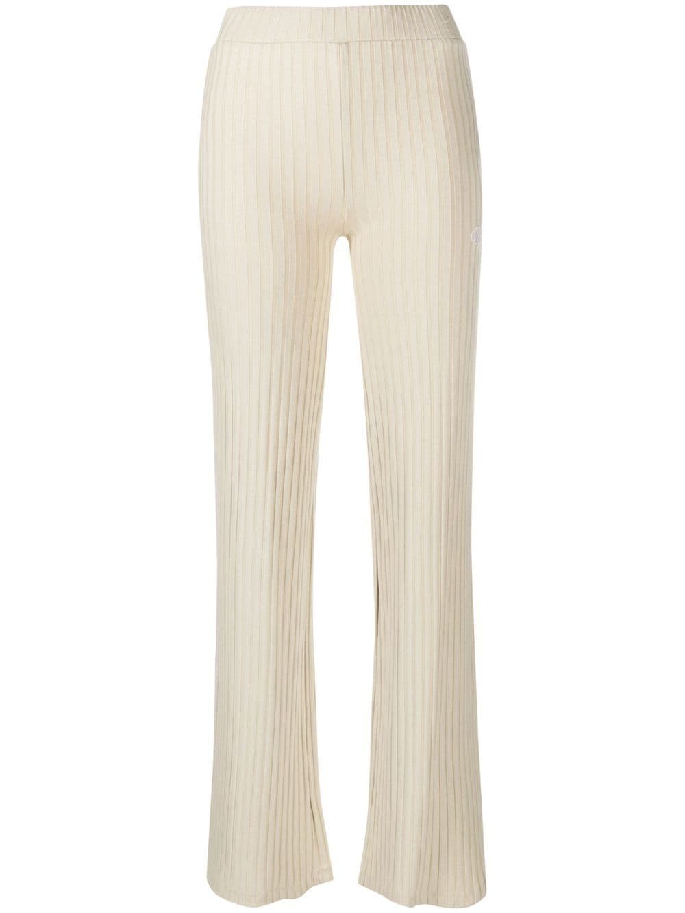 Calvin Klein Jeans ribbed-knit slim-fit trousers - Neutrals von Calvin Klein Jeans