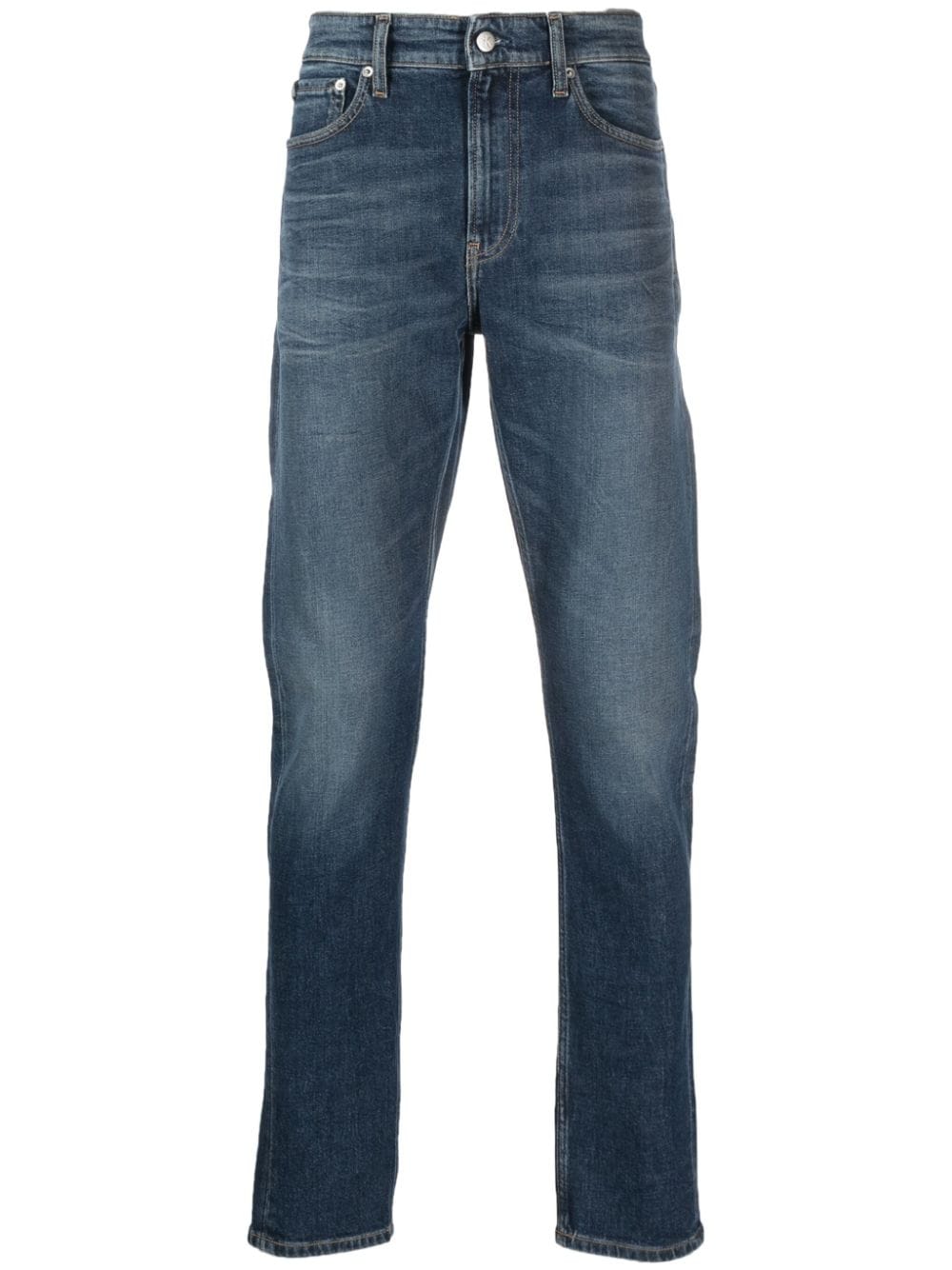 Calvin Klein Jeans straight-leg washed jeans - Blue von Calvin Klein Jeans