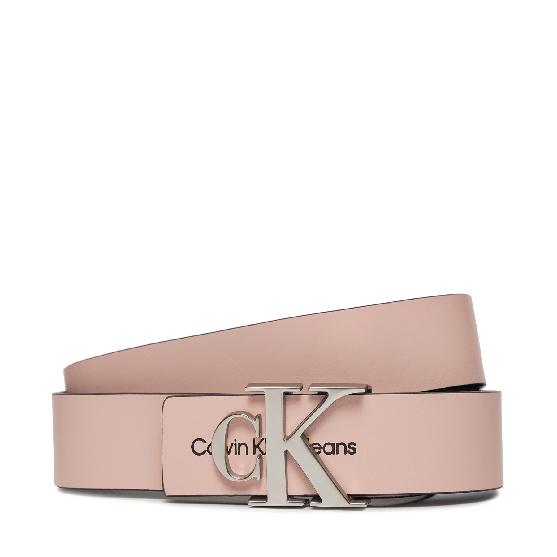 Damengürtel Calvin Klein Jeans Monogram Hardware 30Mm K60K610281 Pale Conch TFT von Calvin Klein Jeans