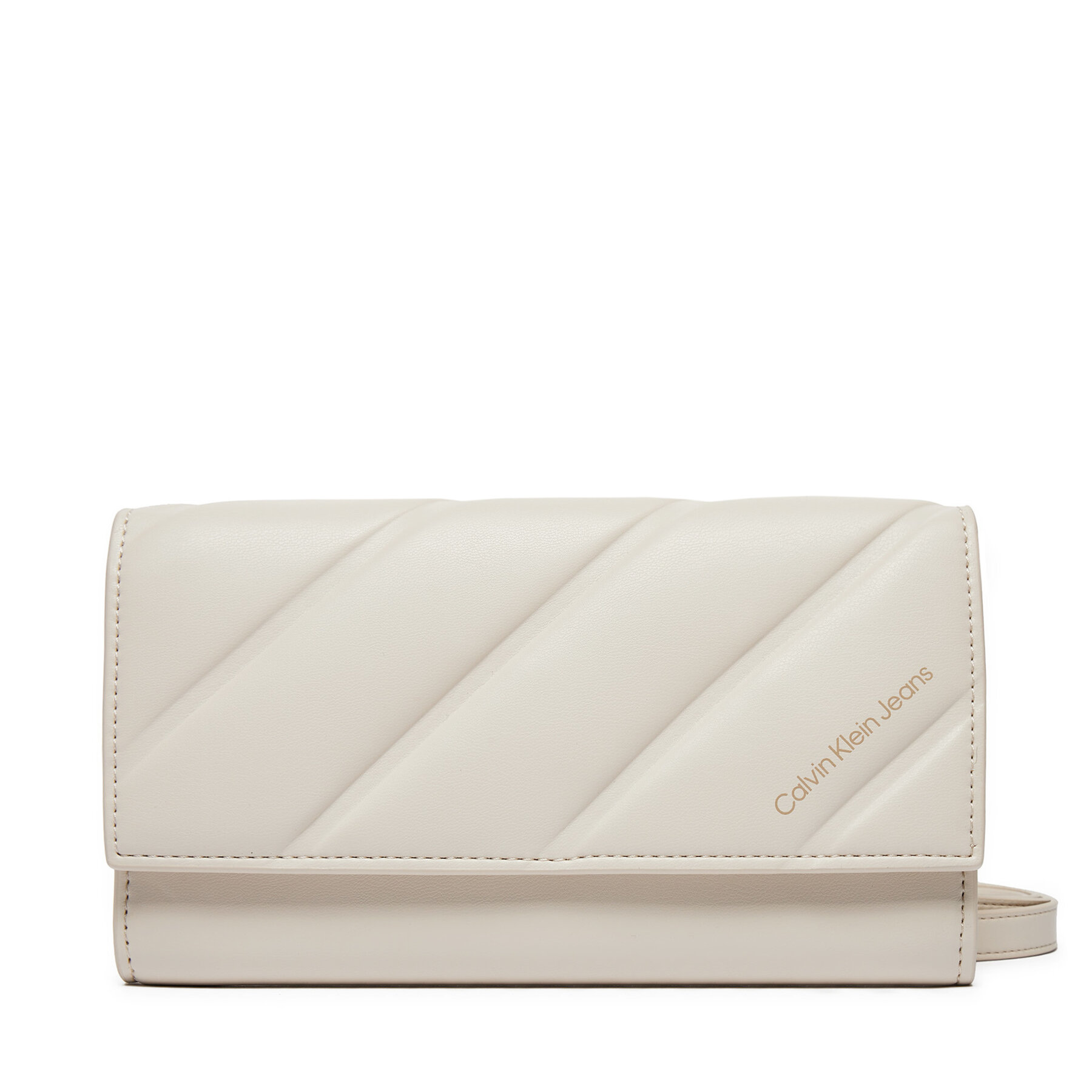 Handtasche Calvin Klein Jeans Quil Ted Longfold K60K612257 Weiß Handtasche Calvin Klein Jeans Quil Ted Longfold K60K612257 Weiß von Calvin Klein Jeans