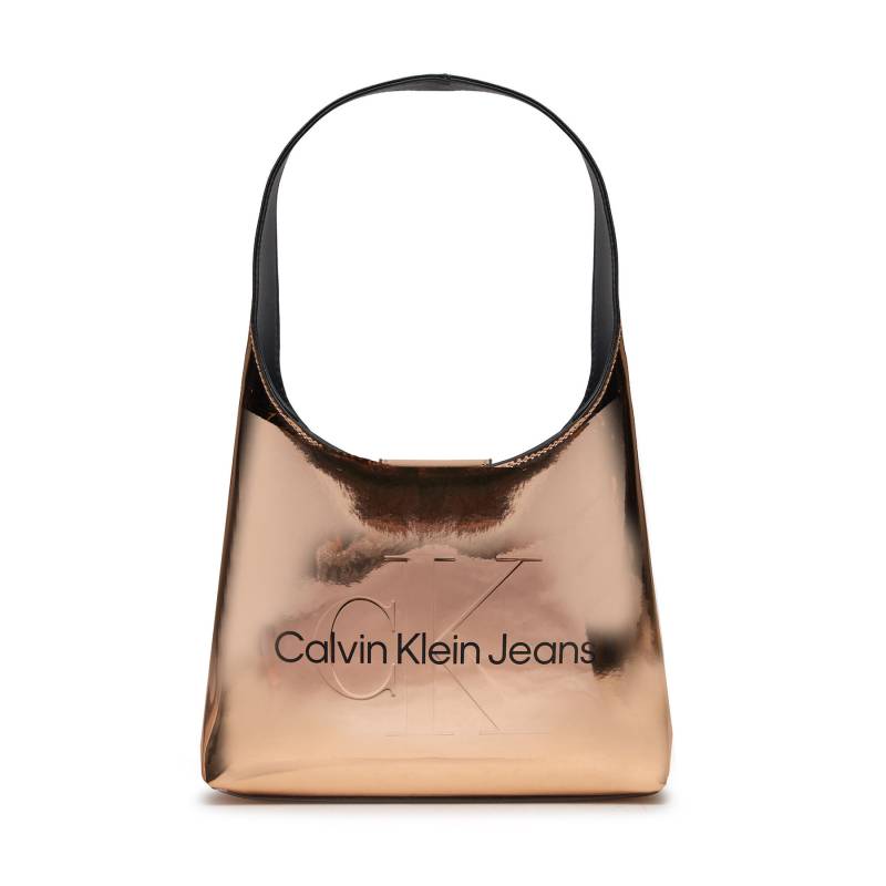 Handtasche Calvin Klein Jeans Sculpted Arc Shoulderbag22 Monof K60K611861 Frosted Almond TCY von Calvin Klein Jeans