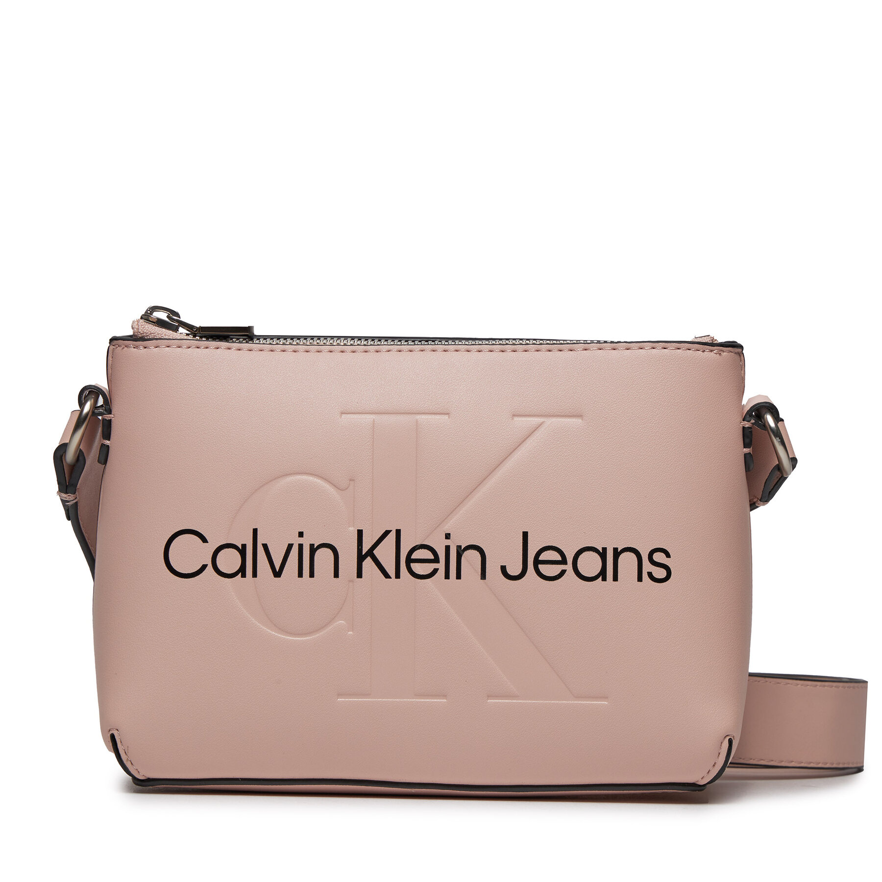 Handtasche Calvin Klein Jeans Sculpted Camera Pouch21 Mono K60K610681 Pale Conch TFT von Calvin Klein Jeans