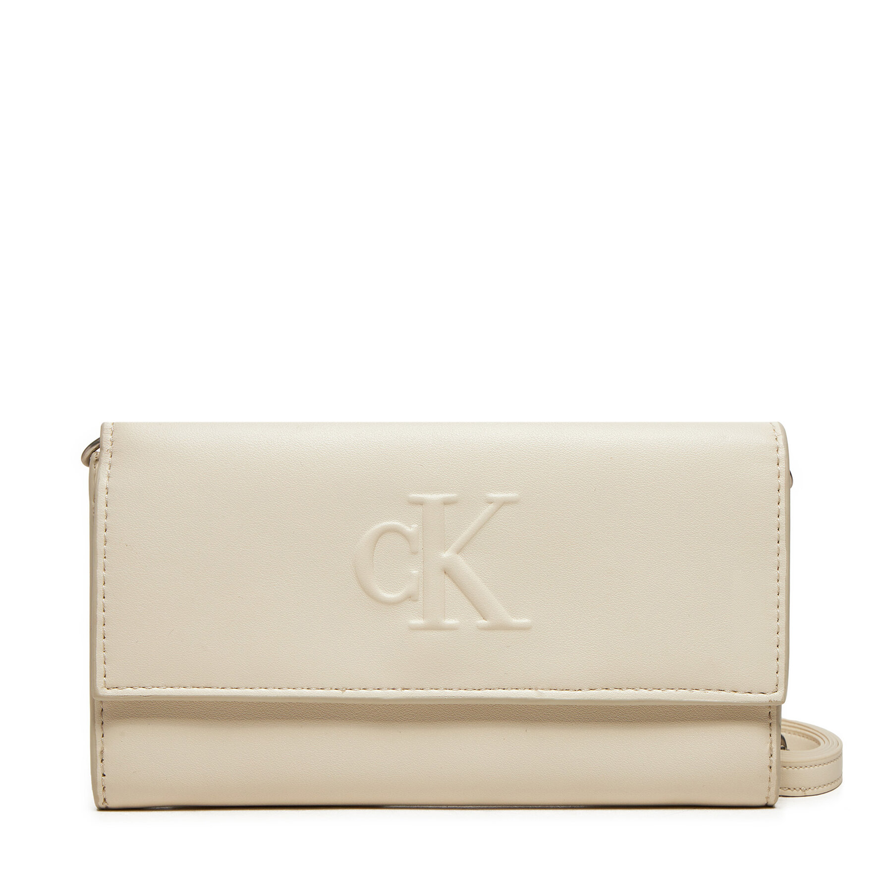 Handtasche Calvin Klein Jeans Scylpted Long K60K612742 Écru Handtasche Calvin Klein Jeans Scylpted Long K60K612742 Écru von Calvin Klein Jeans