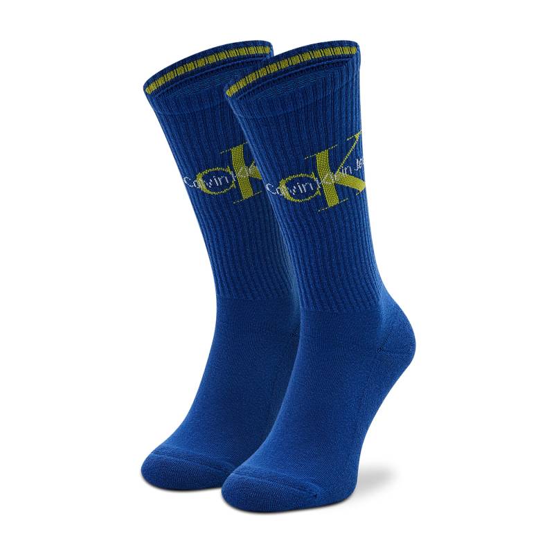 Hohe Herrensocken Calvin Klein Jeans 701218732 Bright Blue 004 von Calvin Klein Jeans