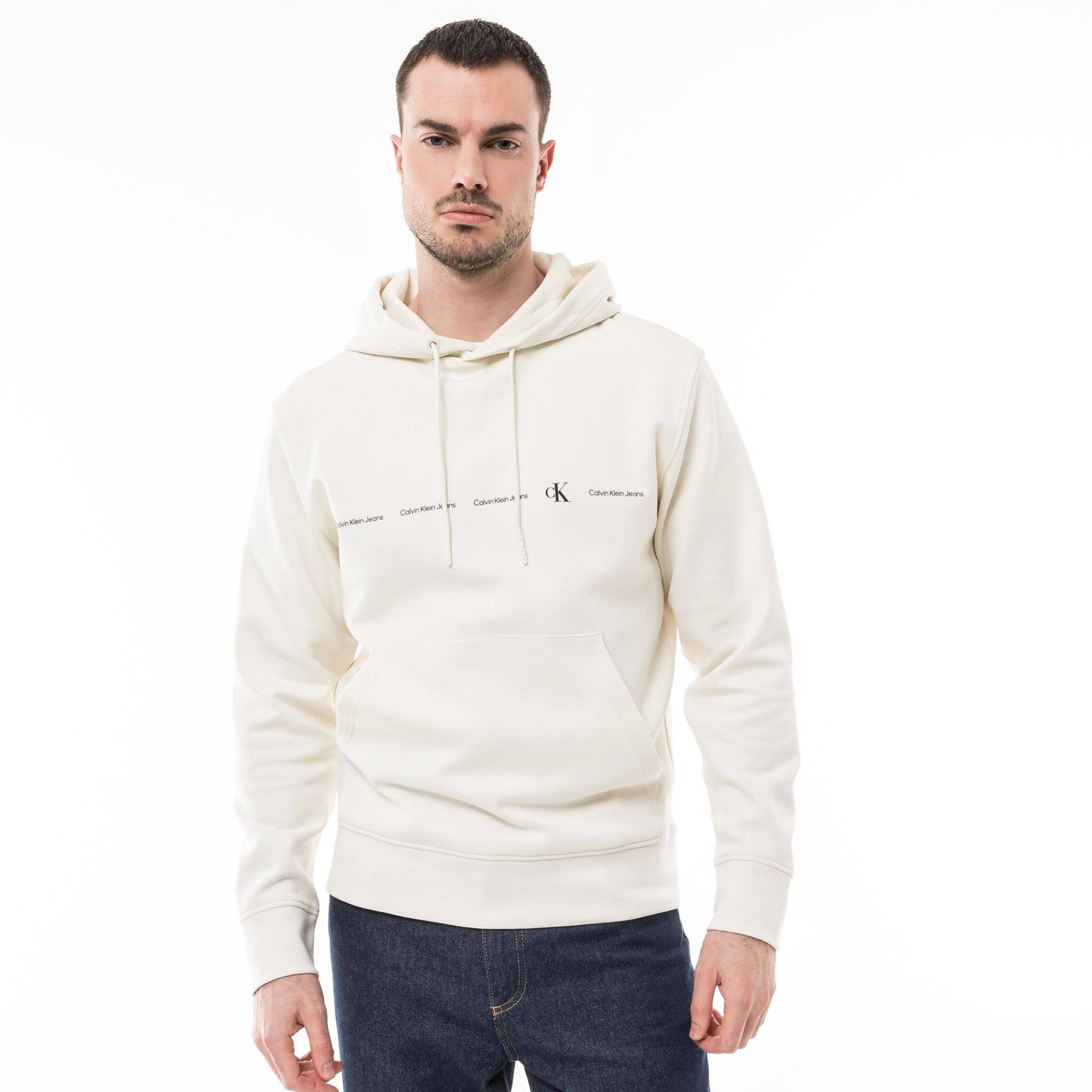 Hoodie Herren Beige M von Calvin Klein Jeans