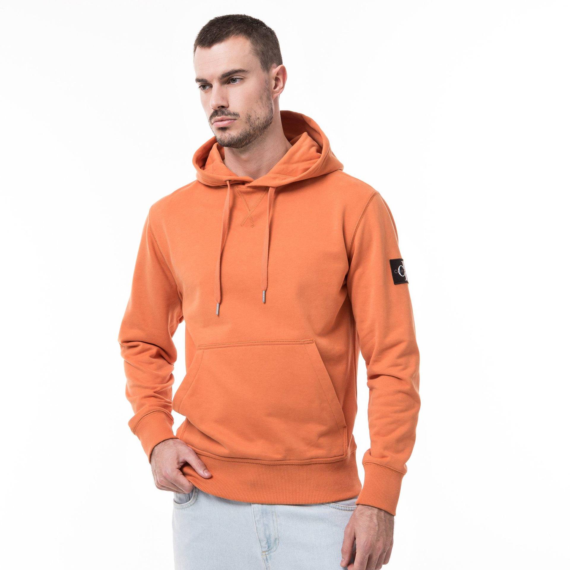 Hoodie Herren Orange M von Calvin Klein Jeans