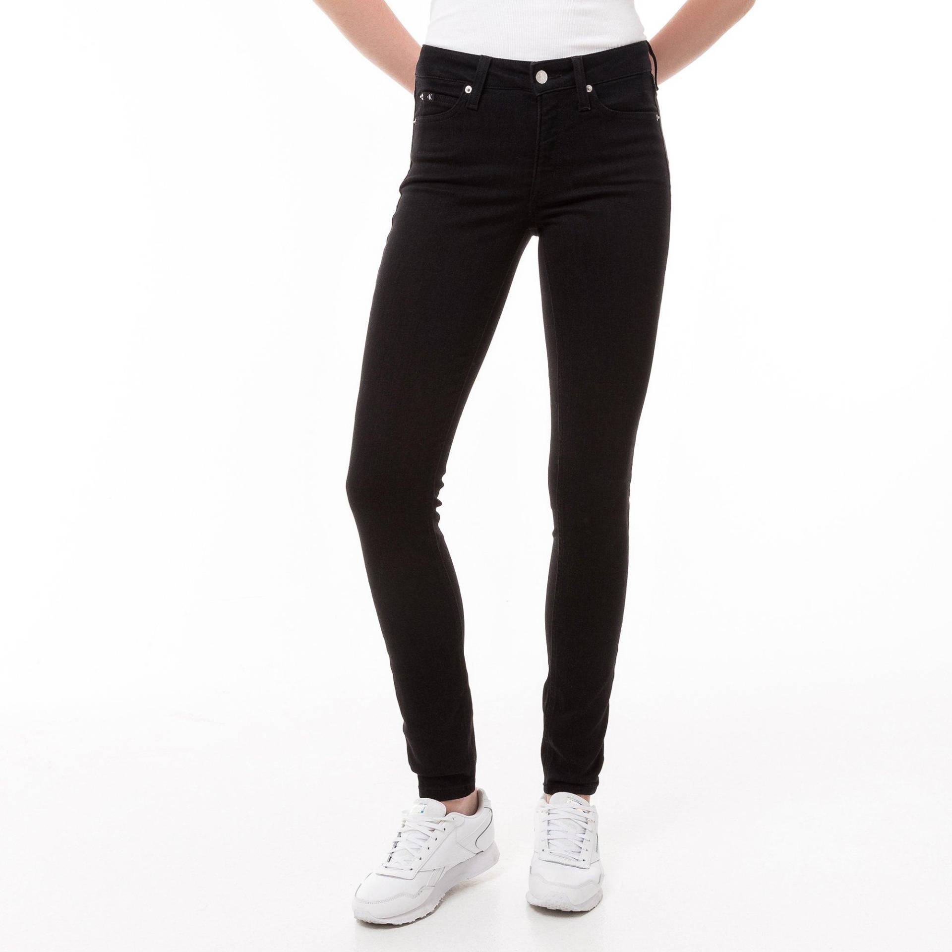 Jeans, Skinny Fit Damen Black W29 von Calvin Klein Jeans