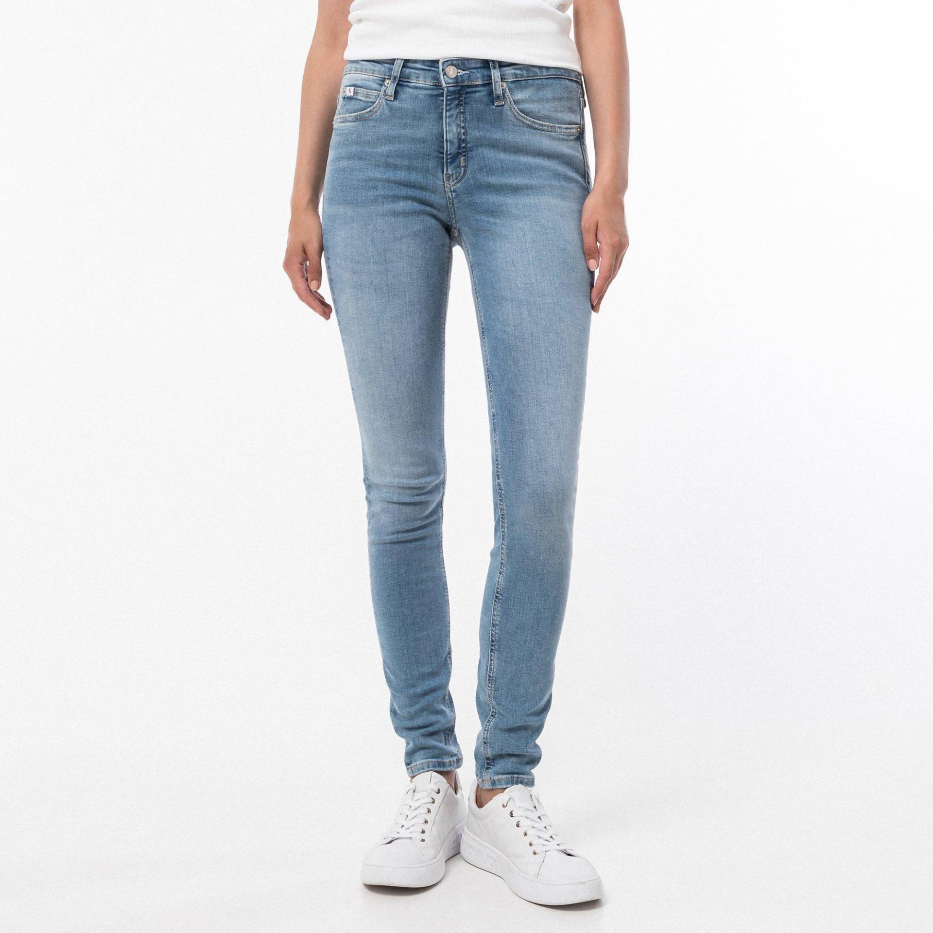 Jeans, Skinny Fit Damen Blau Denim W29 von Calvin Klein Jeans