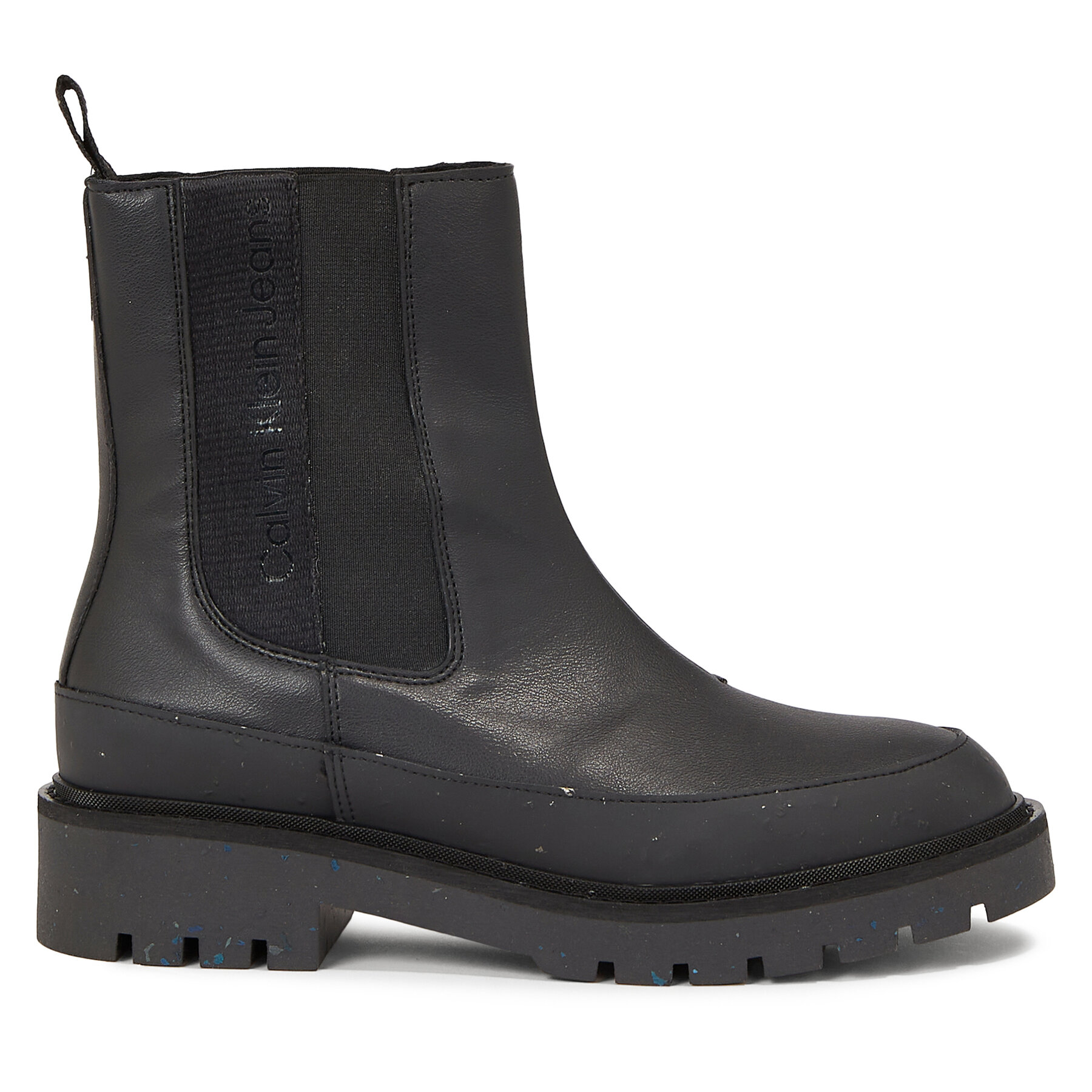 Klassische Stiefeletten Calvin Klein Jeans Combat Mid Chelsea Wn YW0YW01254 Triple Black 0GT von Calvin Klein Jeans