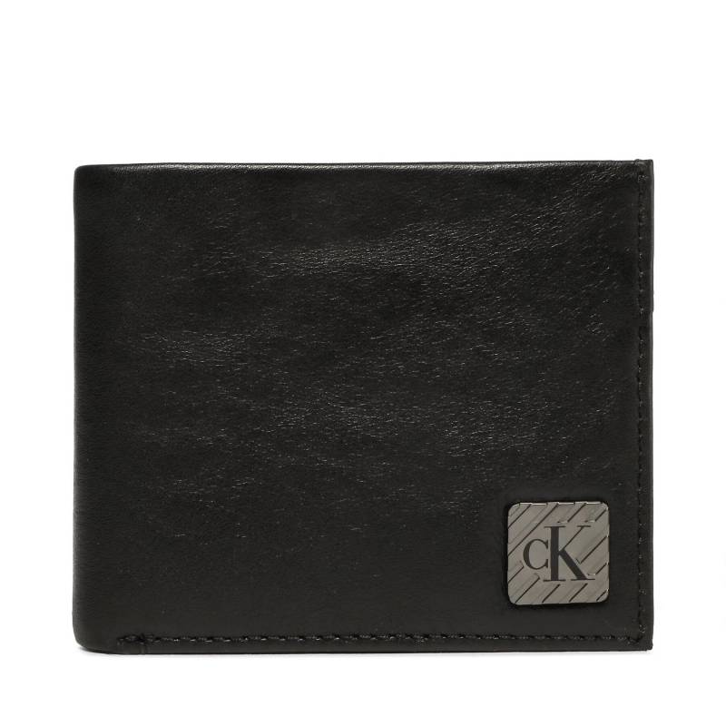 Kleine Herren Geldbörse Calvin Klein Jeans Logo Hardware Bifold Rfid K50K510138 BDS von Calvin Klein Jeans