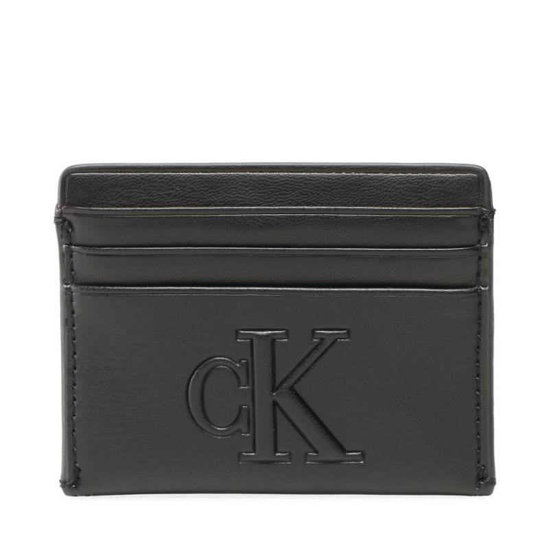 Kreditkartenetui Calvin Klein Jeans Sculpted Cardholder 6Cc Pipping K60K610349 Schwarz von Calvin Klein Jeans
